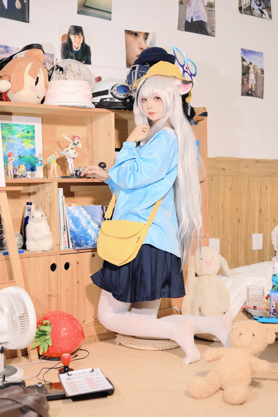 二次元少女, 蔚蓝档案, cosplay摄影, 心奈cos, 可爱风 - 第3张