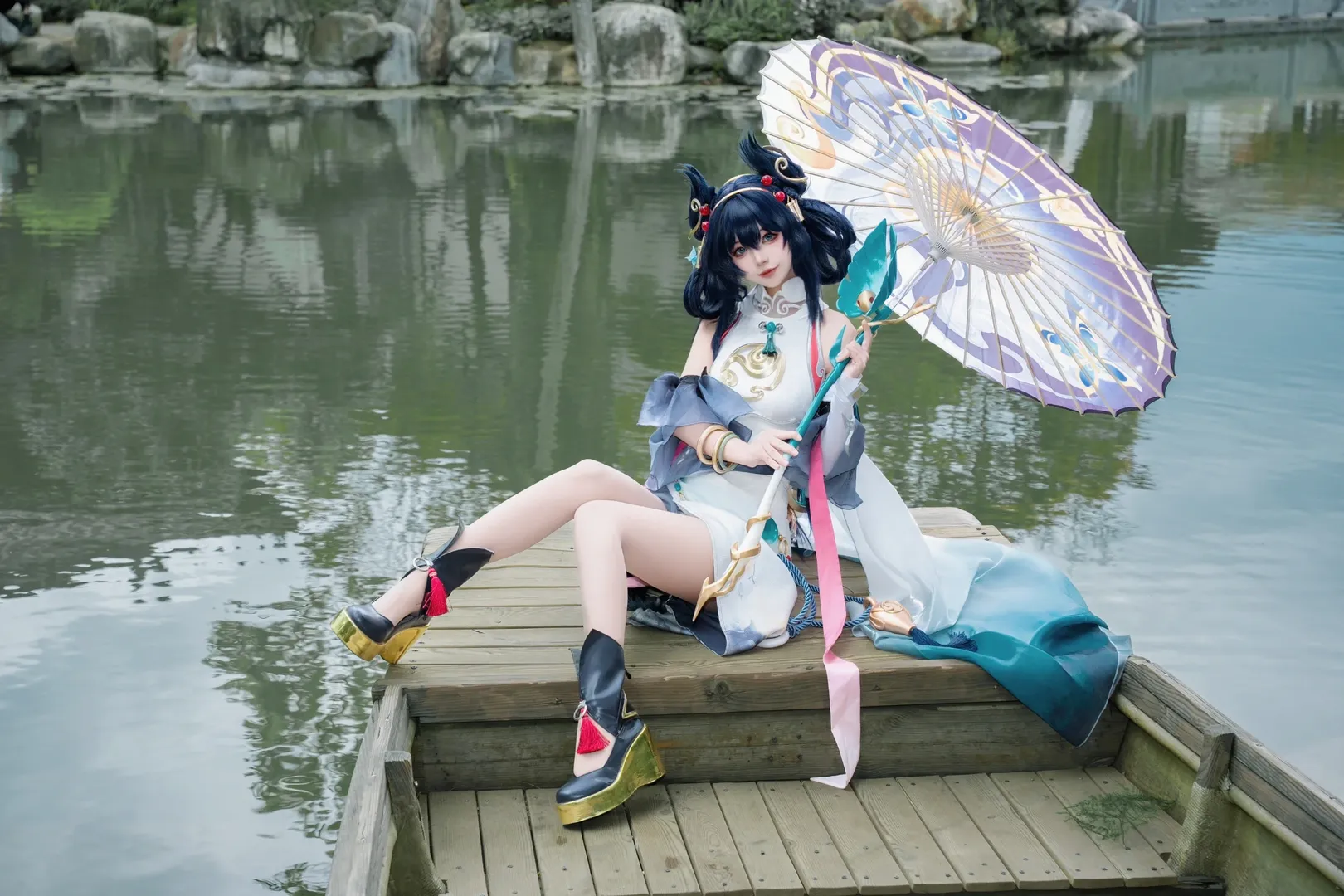 cosplay, 王者荣耀, 公孙离cos, 国风摄影, 油纸伞 - 第3张