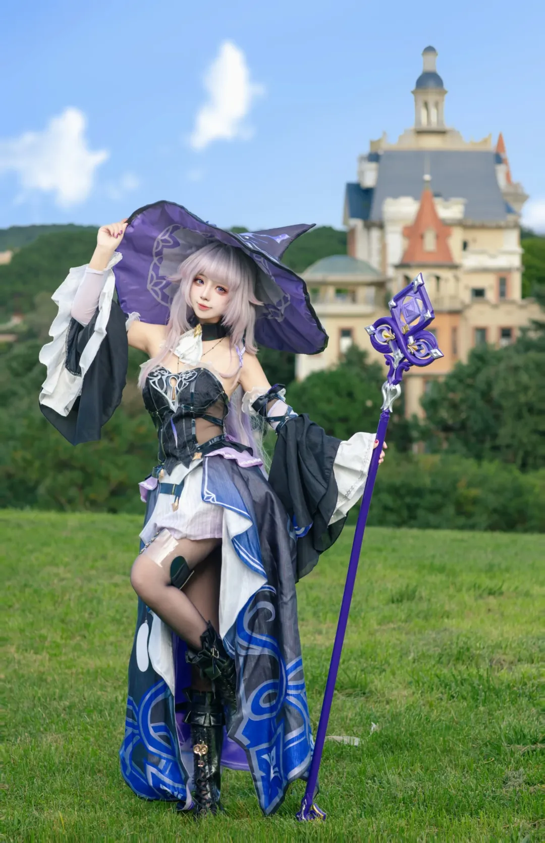 崩壞星穹鐵道, 黑塔cos, 魔法少女cos, cosplay外景, 鳳龍灣童話鎮 - 第2張