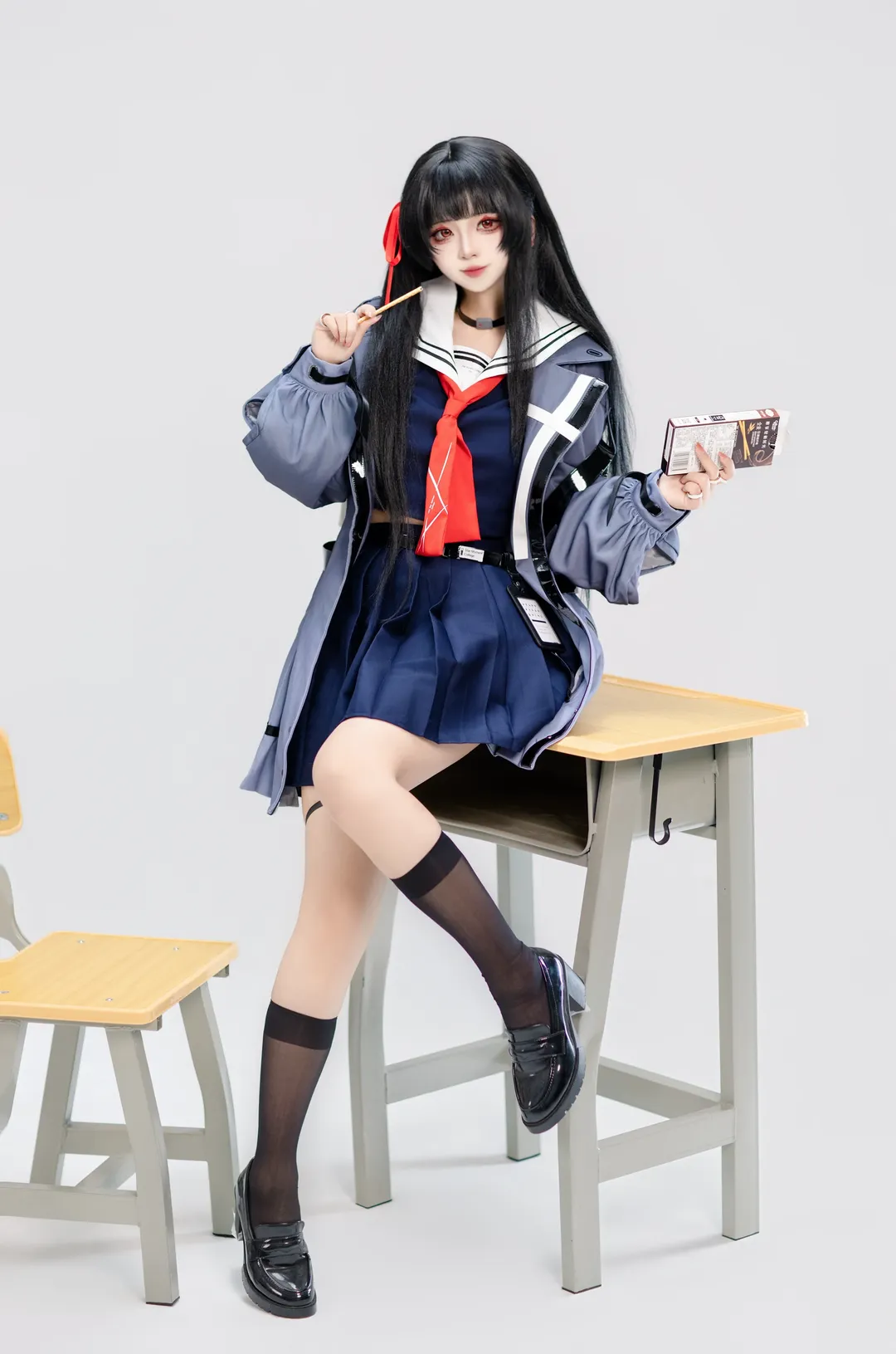 鸣潮, 千咲cos, cosplay摄影, 二次元穿搭, 校园风cos - 第2张