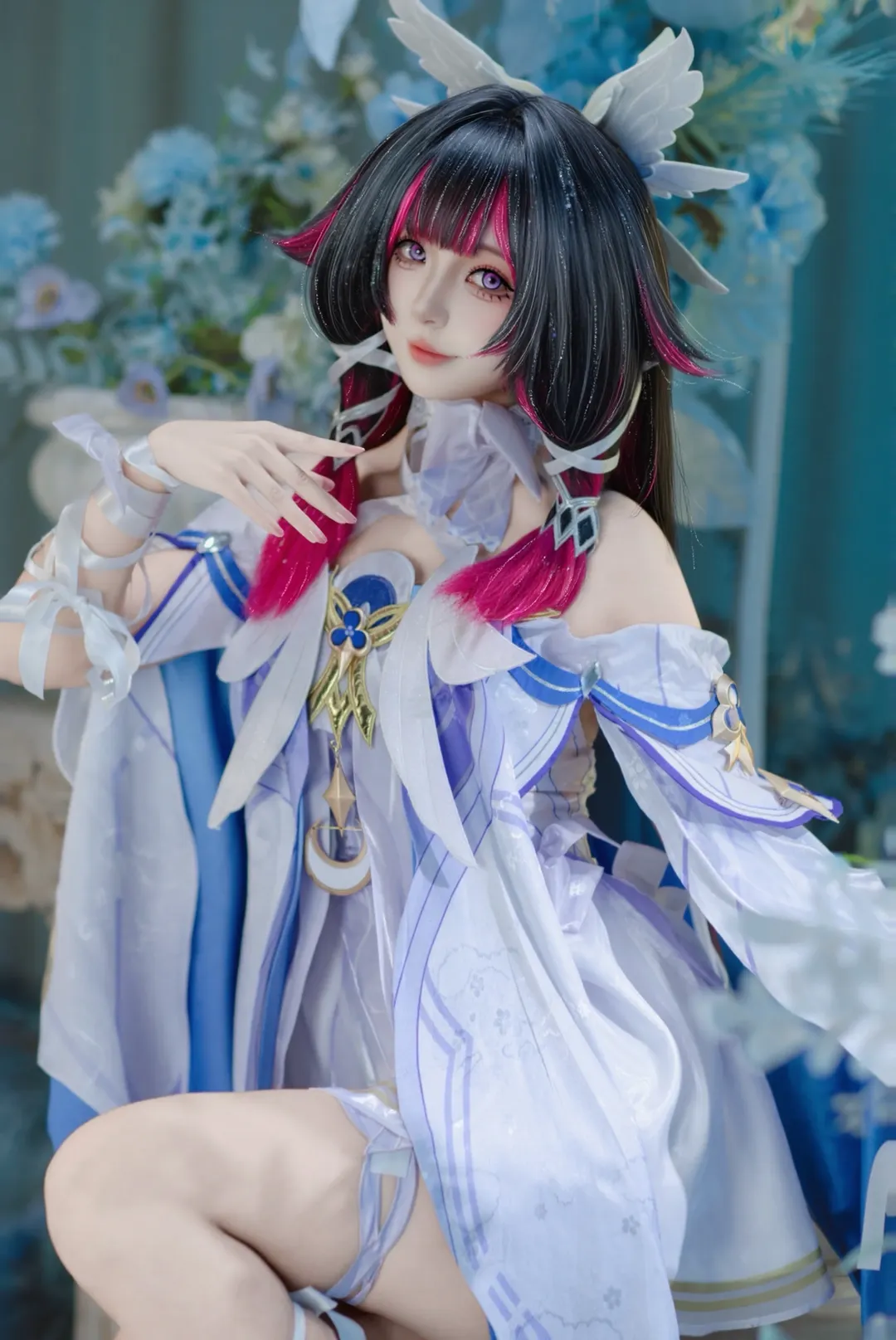 原神, 哥伦比娅cos, cosplay日常, 仙境摄影, 精美Cos服 - 第3张