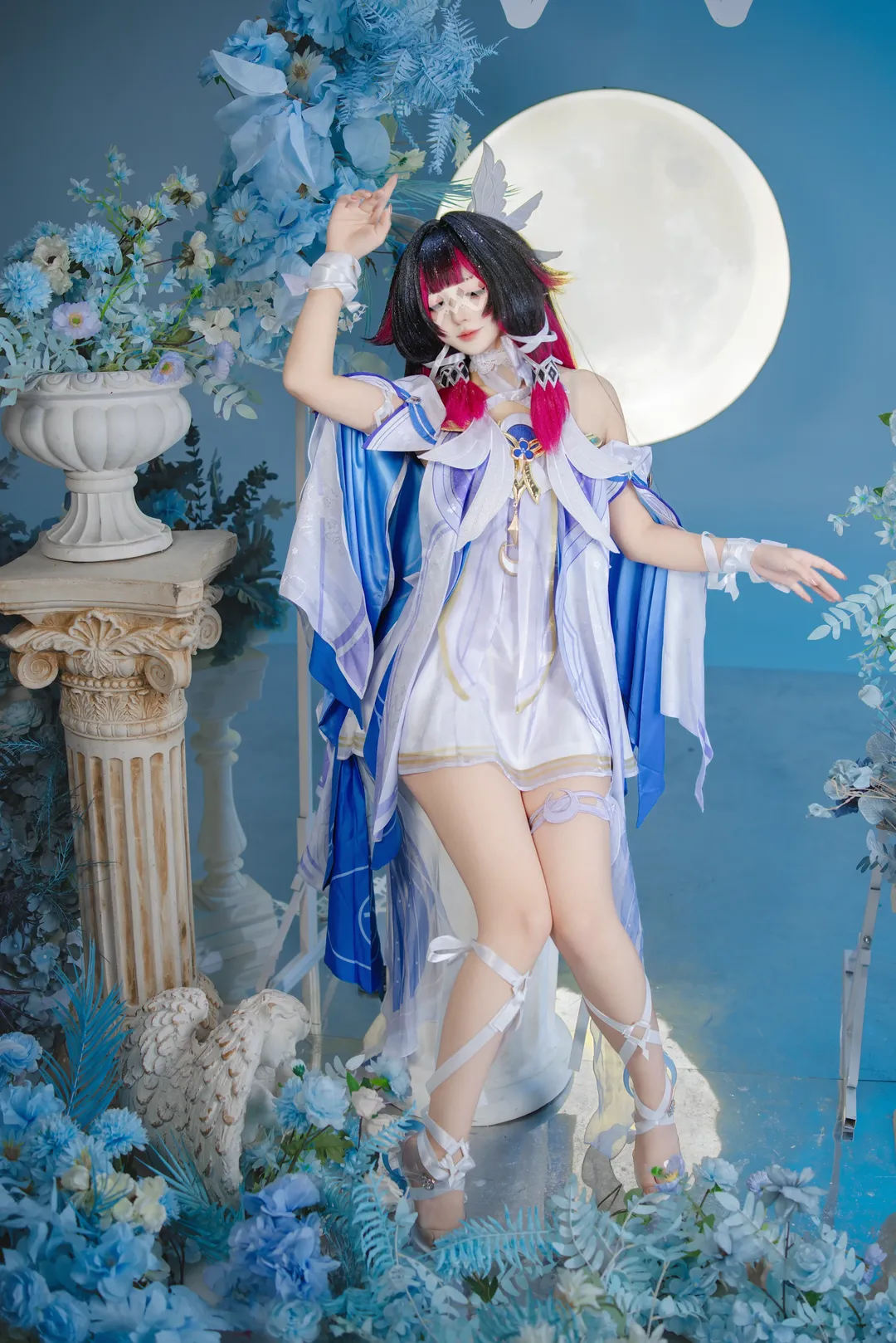原神, 哥伦比娅cos, cosplay日常, 仙境摄影, 精美Cos服