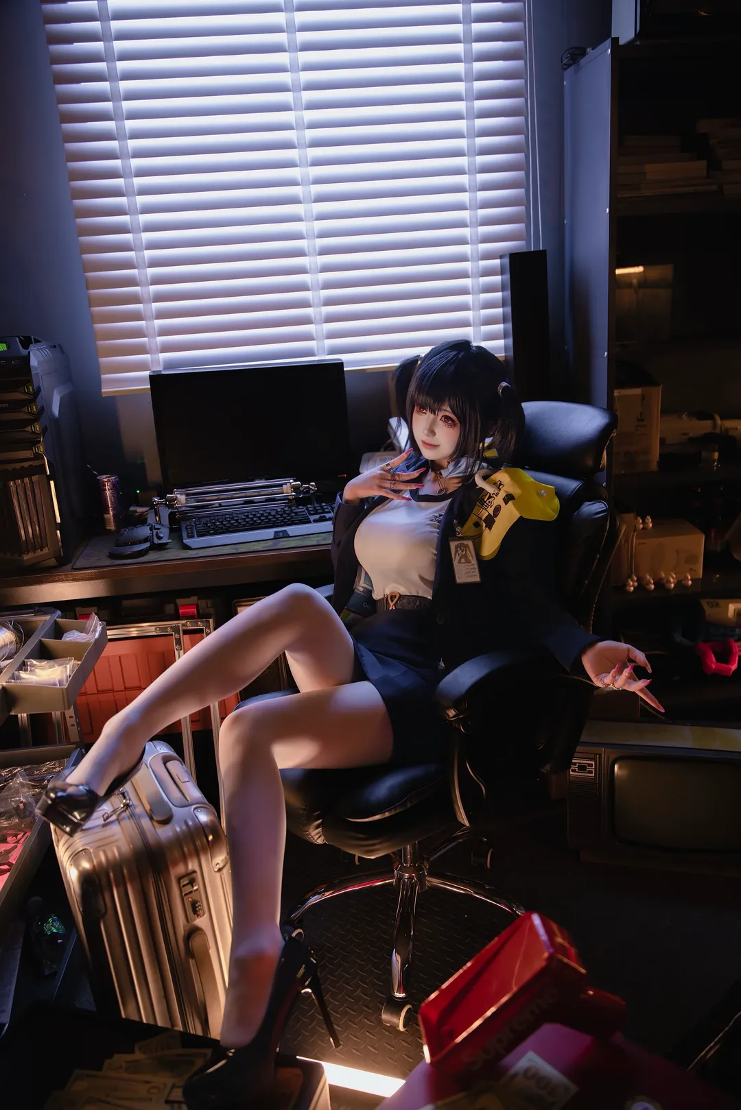 角色扮演, 胜利女神, cosplay摄影, 白丝穿搭, 索拉cos