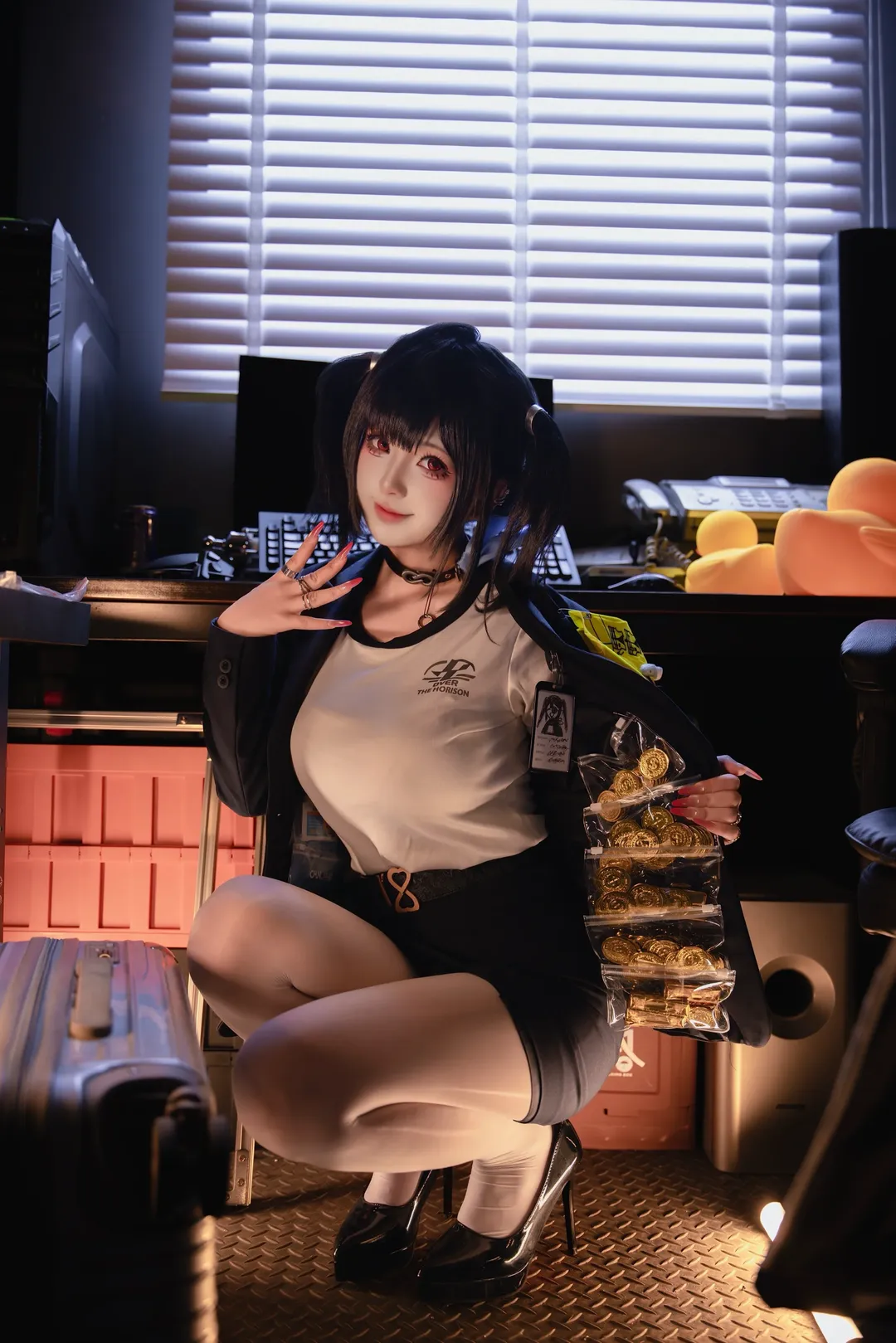 ロールプレイ, 勝利の女神, コスプレ撮影, 白ニーソコーデ, ソラ コスプレ - 4枚目