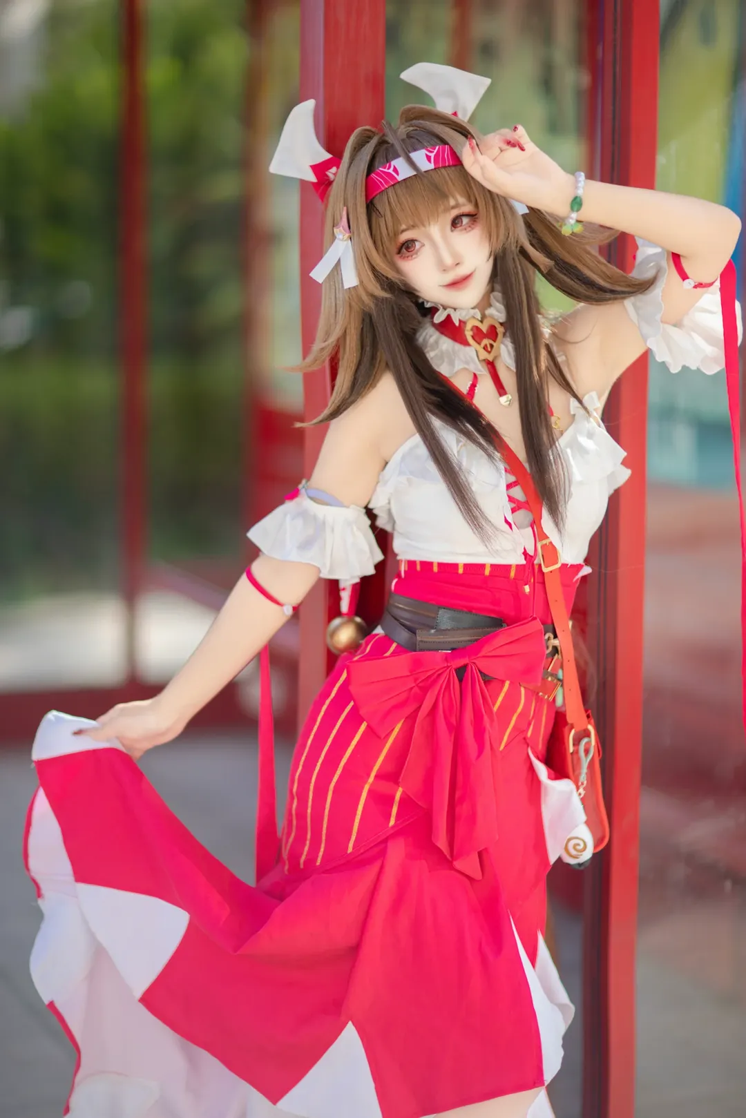 角色扮演, 叶瞬光cos, 绝区零, cosplay, 外景摄影