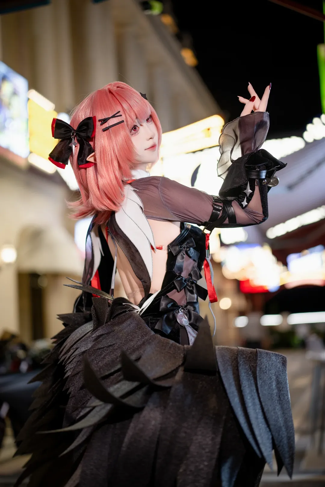 Zenless Zone Zero, Cosplay makeup, ACG outdoor location, Remielle cosplay, Black garter stockings - Image 1