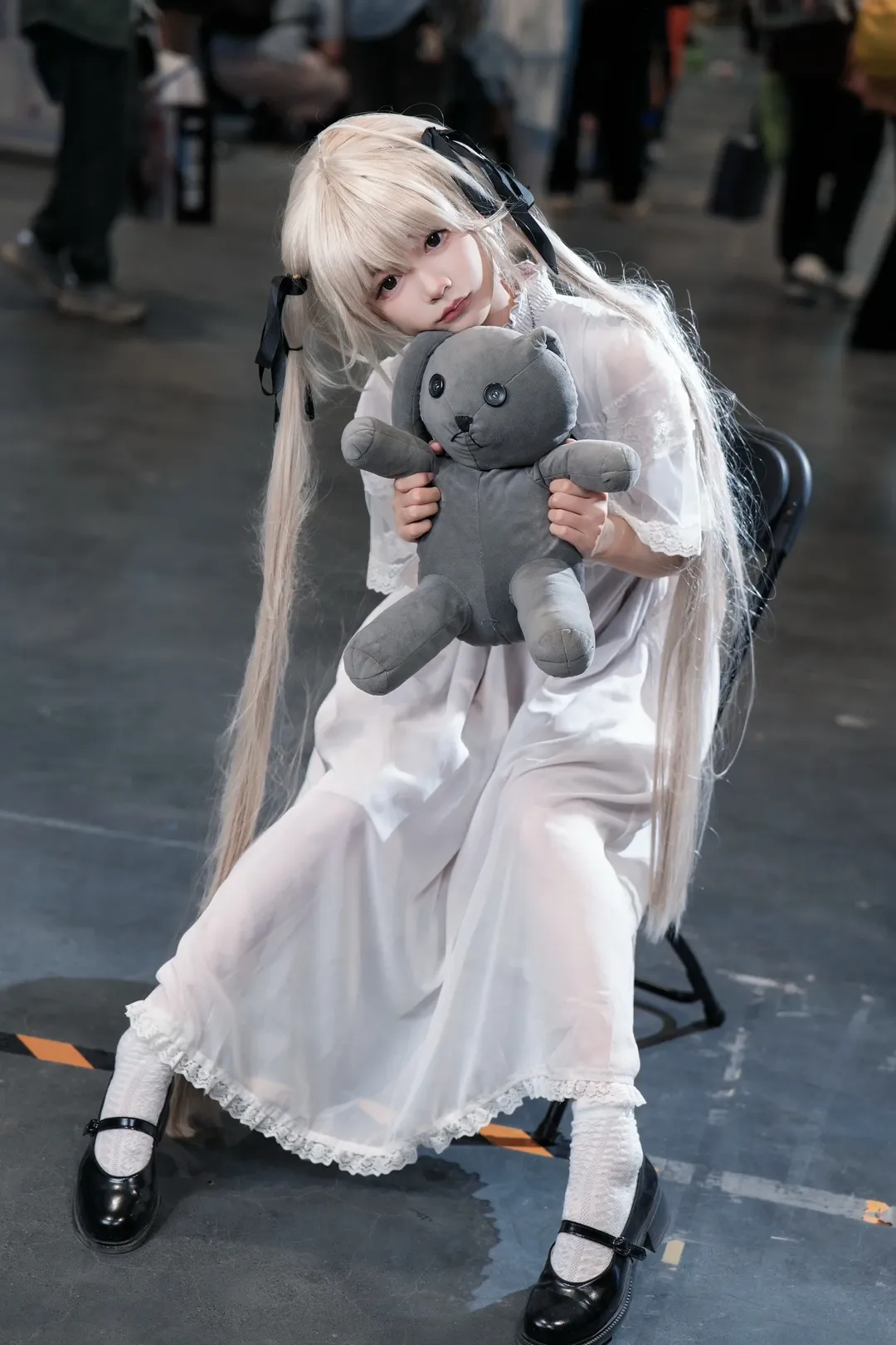 cosplay, 漫展返图, 穹妹cos, 白裙双马尾, 杭州cp30