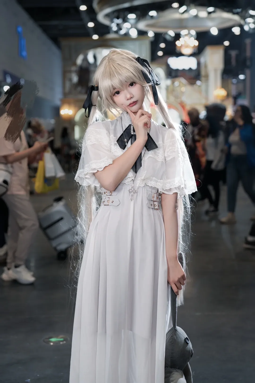 cosplay, 漫展返圖, 穹妹cos, 白裙雙馬尾, 杭州cp30 - 第5張