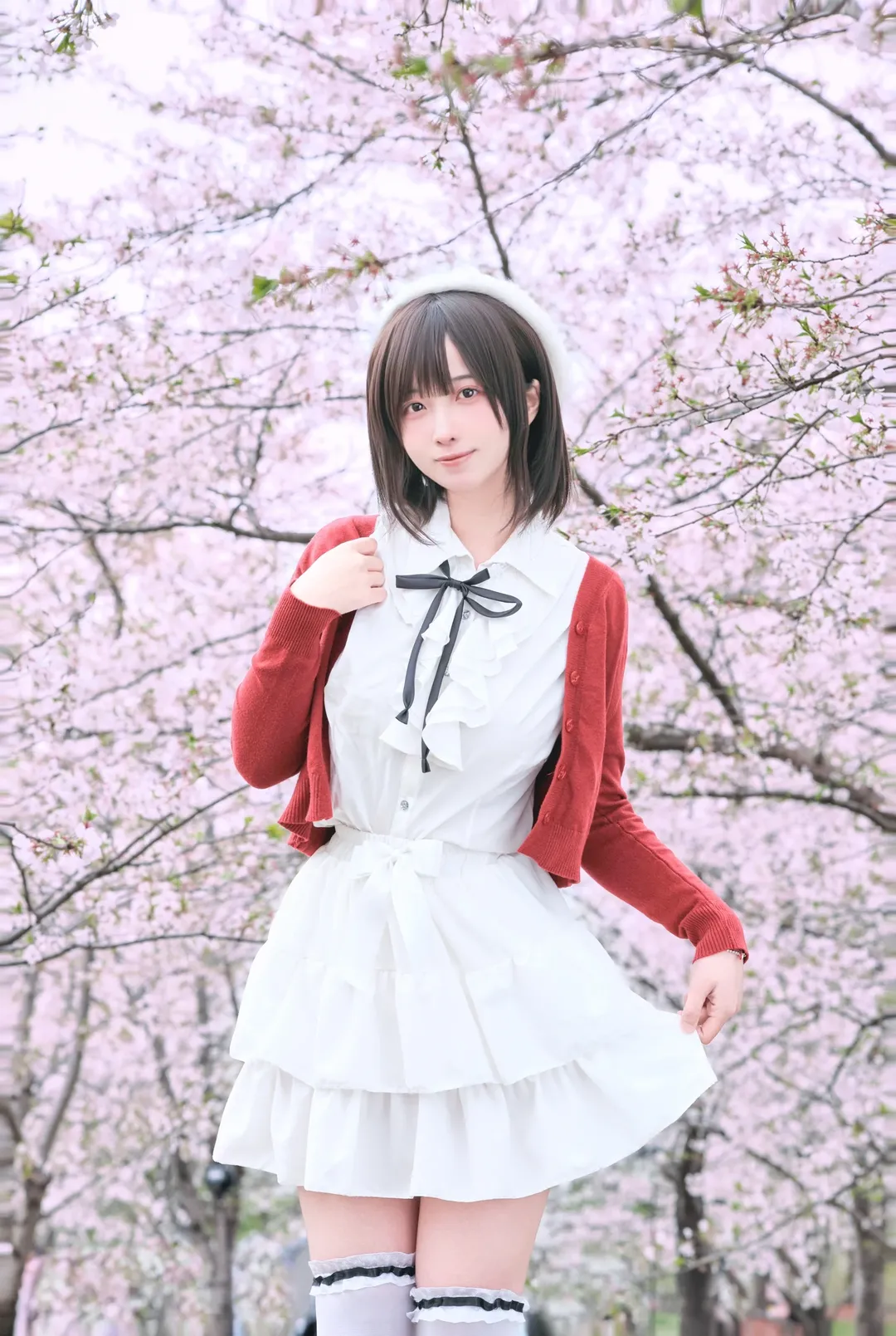 cosplay, 樱花摄影, 加藤惠cos, 路人女主的养成方法, 富士相机