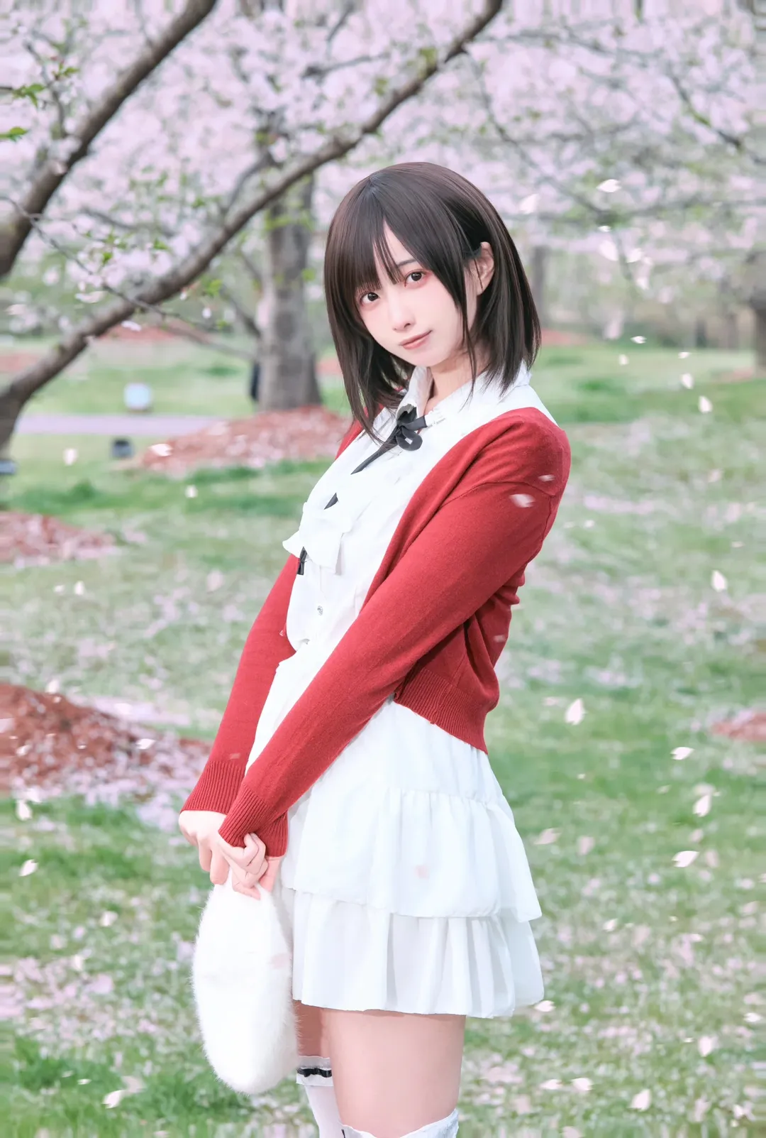 コスプレ, 桜撮影, 加藤恵コスプレ, 冴えない彼女の育てかた, 富士フイルムのカメラ - 5枚目