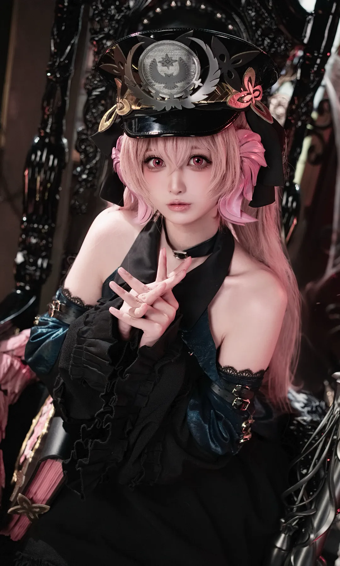 二次元コスプレ, ゴシック風コスプレ, イカラコスプレ, レゾナンス：無限号列車, 軍装少女コスプレ - 2枚目