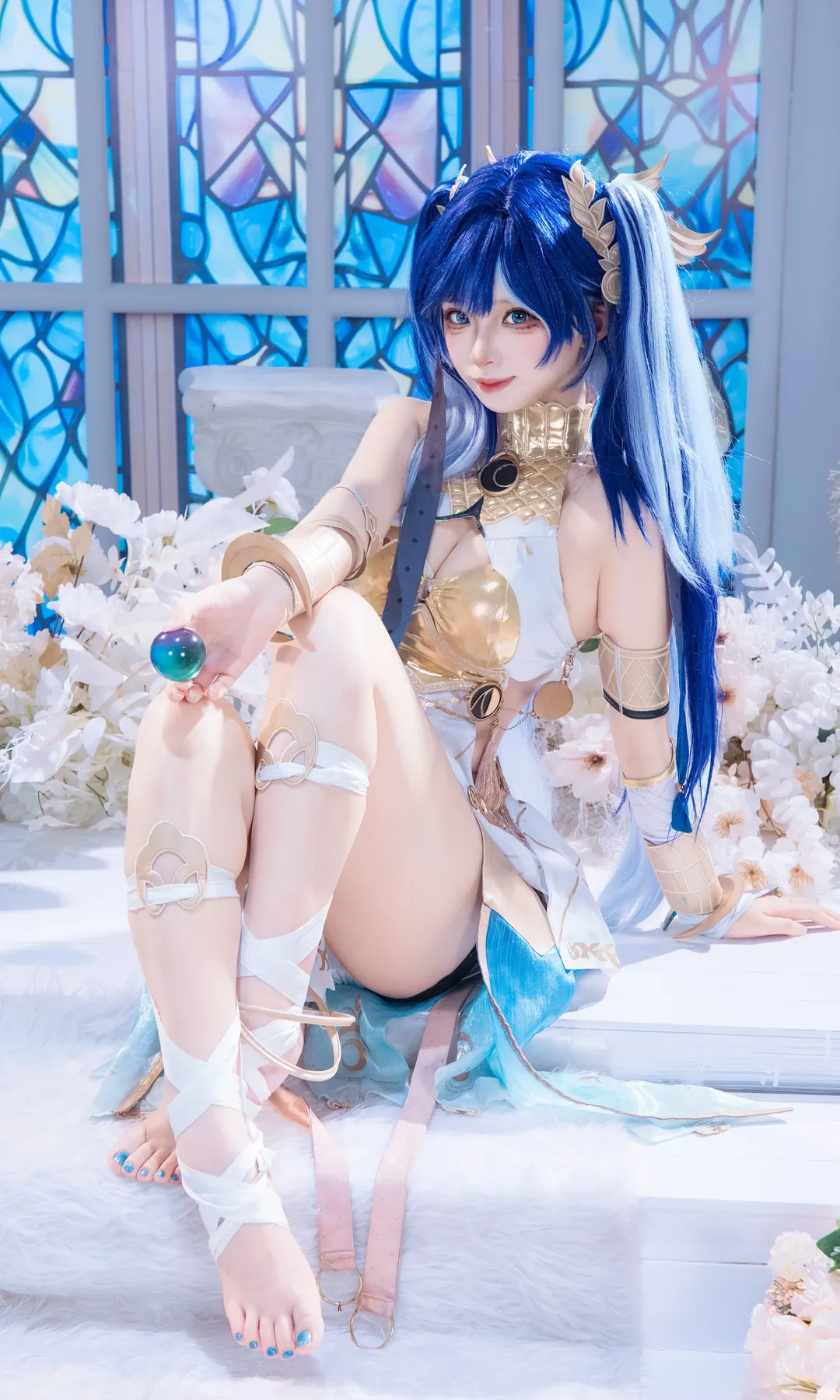 Wuthering Waves, 2D, Blue-themed outfit, Iuno cosplay, Cosplay photography - Image 2