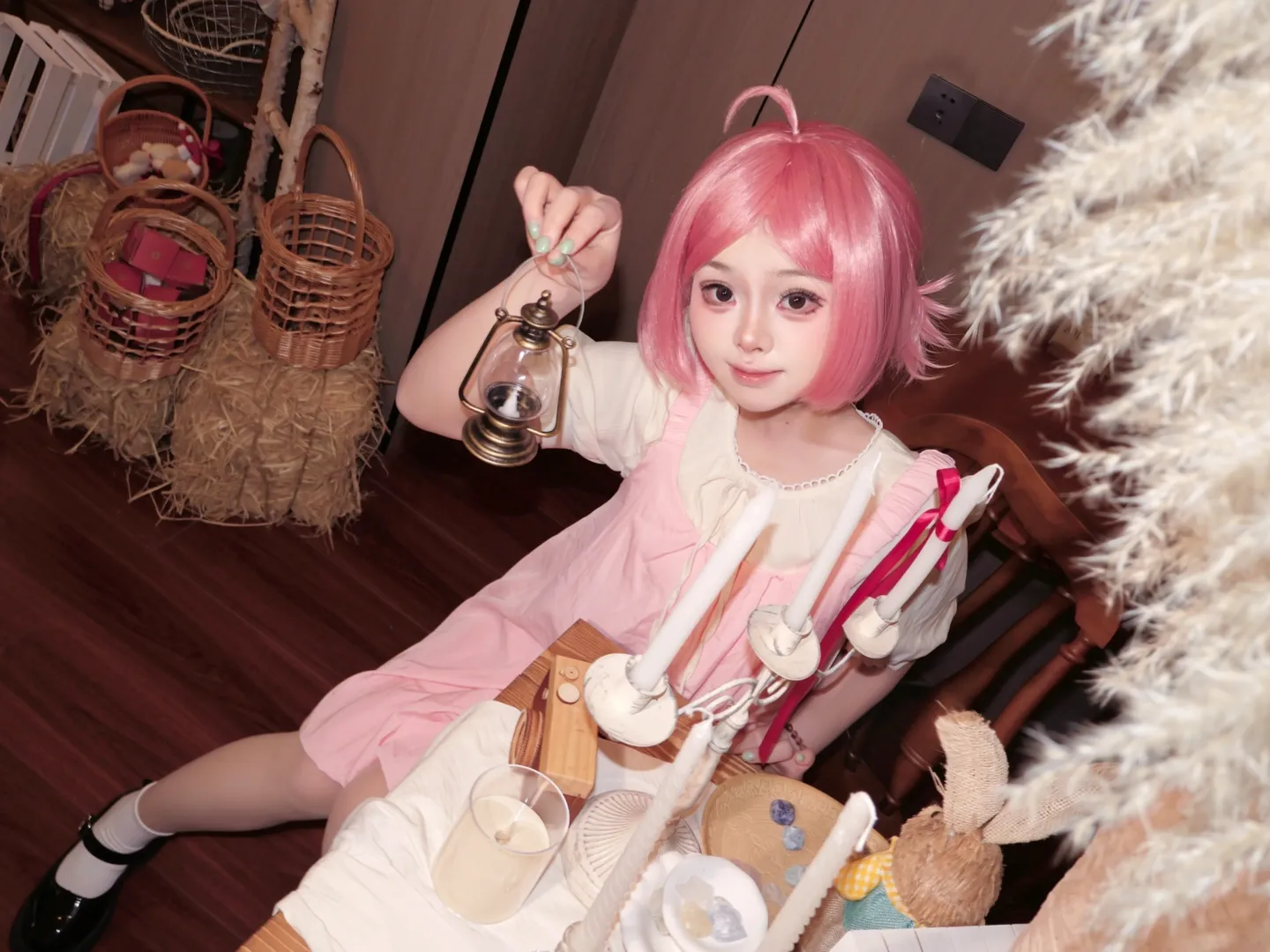 cosplay摄影, 二次元穿搭, 粉色假发, 罗小白cos, 罗小黑战记 - 第2张