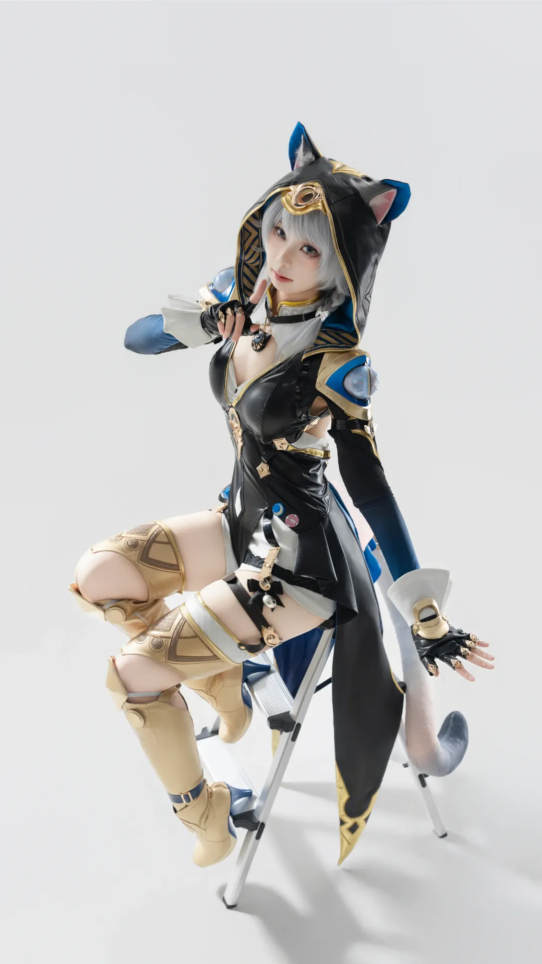 Cifera Cosplay, Honkai: Star Rail, 2D character, White studio photography, Coser daily life