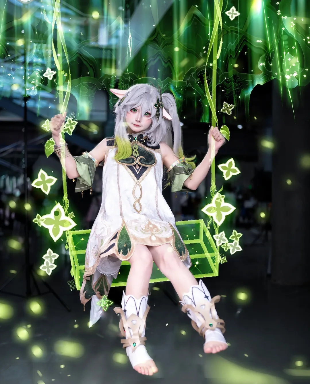 原神, 纳西妲cos, 漫展返图, cosplay摄影, 草元素精灵 - 第3张