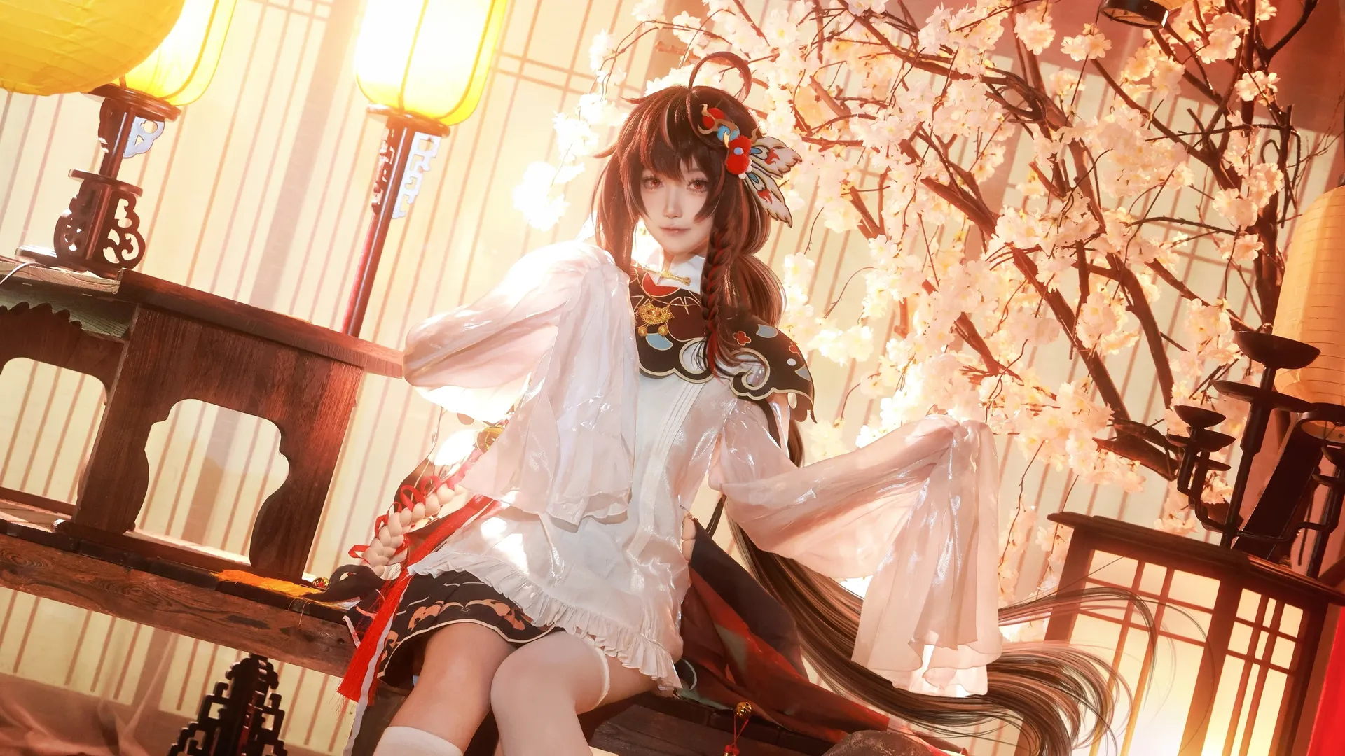 ニーソックス コーデ, スタジオポートレート, ボーカロイド, ユエジョン・リンコスプレ, 中国風の要素 - 2枚目