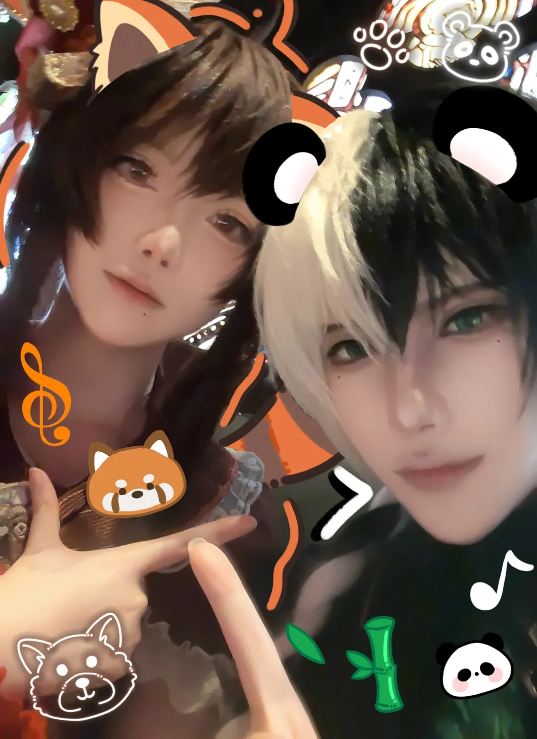 双人cos, Vsinger, cosplay日常, Vocaloid, 乐正兄妹cos - 第1张