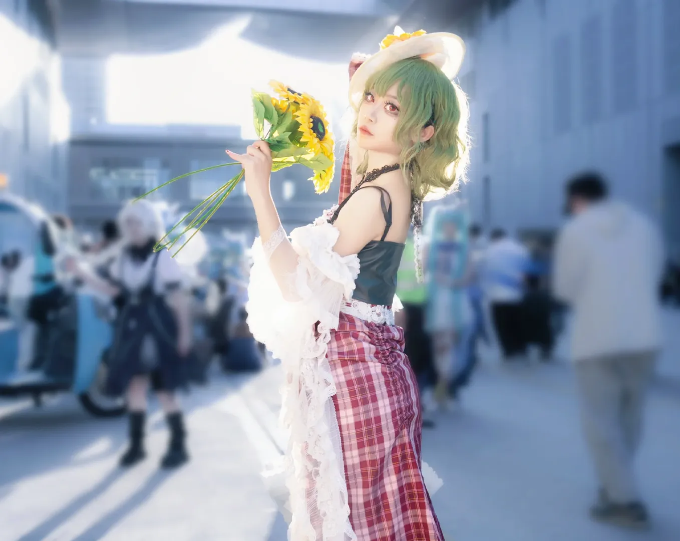 东方project, 漫展场照, 二次元cosplay, 风见幽香cos, 厦门金海豚动漫游戏嘉年华 - 第3张