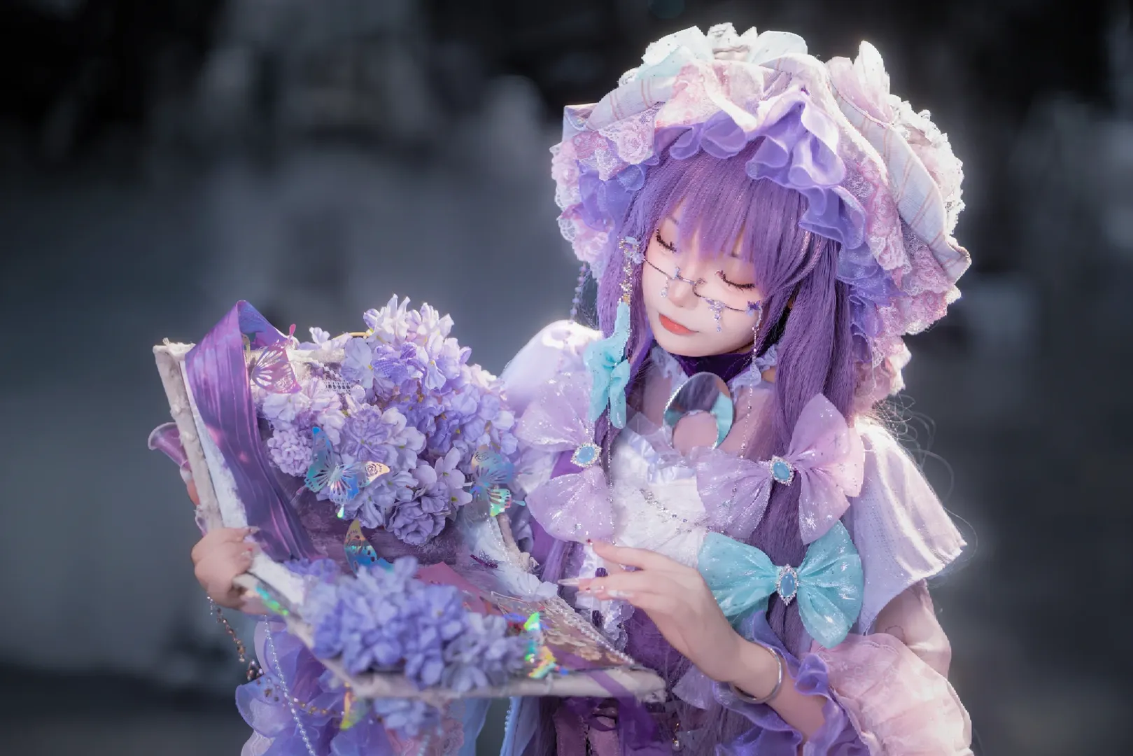 東方Project, イベント写真, パチュリー コスプレ, コスプレ写真, 紫系コスプレ - 2枚目