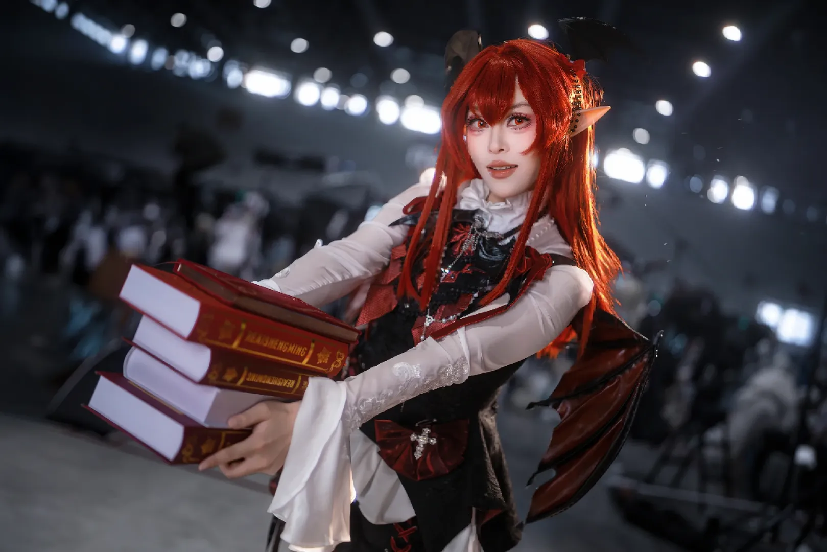 東方Project, イベント写真, 小悪魔コスプレ, ゴシックファッション, 図書館の魔法書 - 3枚目