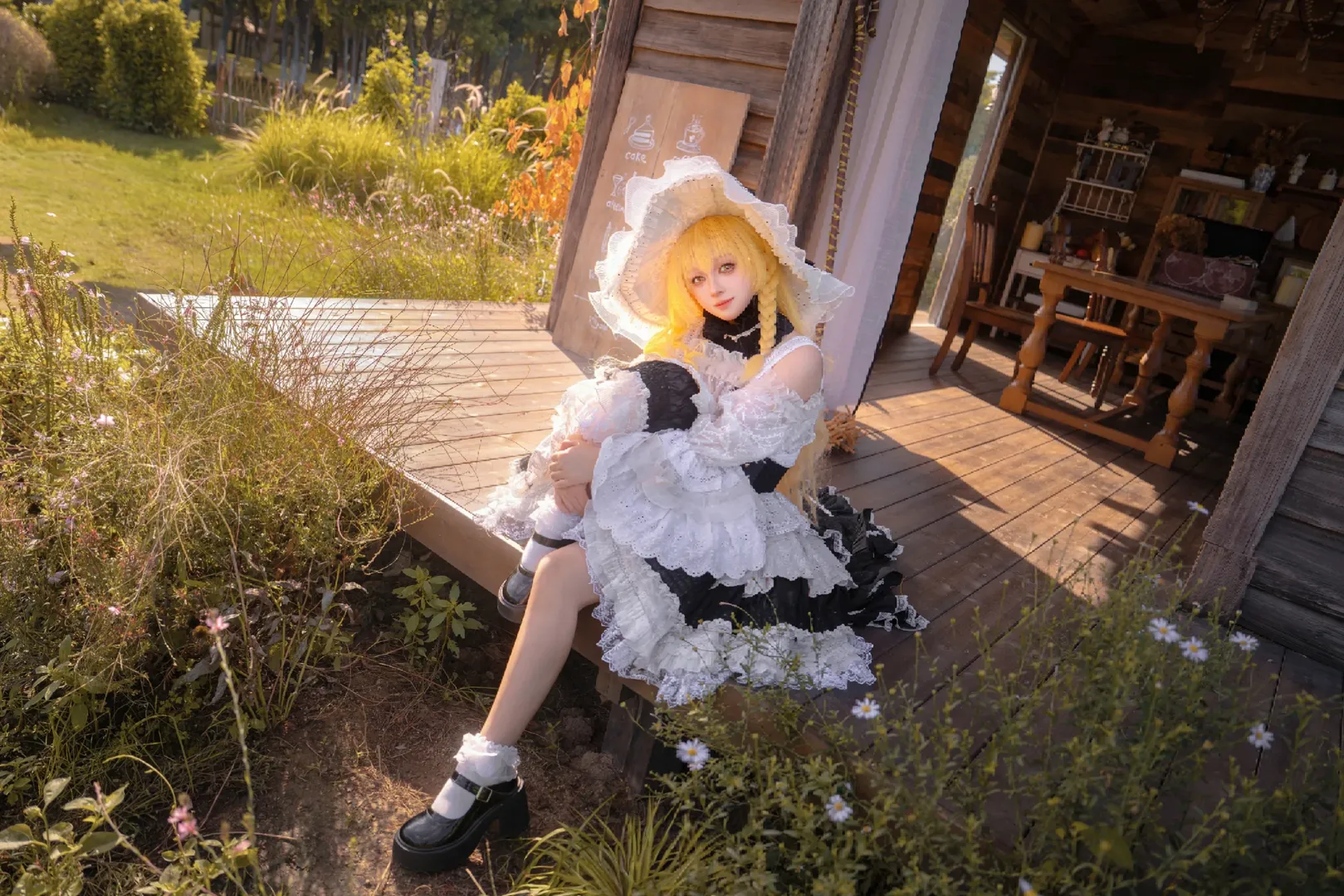 コスプレ, 東方Project, 霧雨魔理沙 コスプレ, ロリータスタイル, 秋の撮影