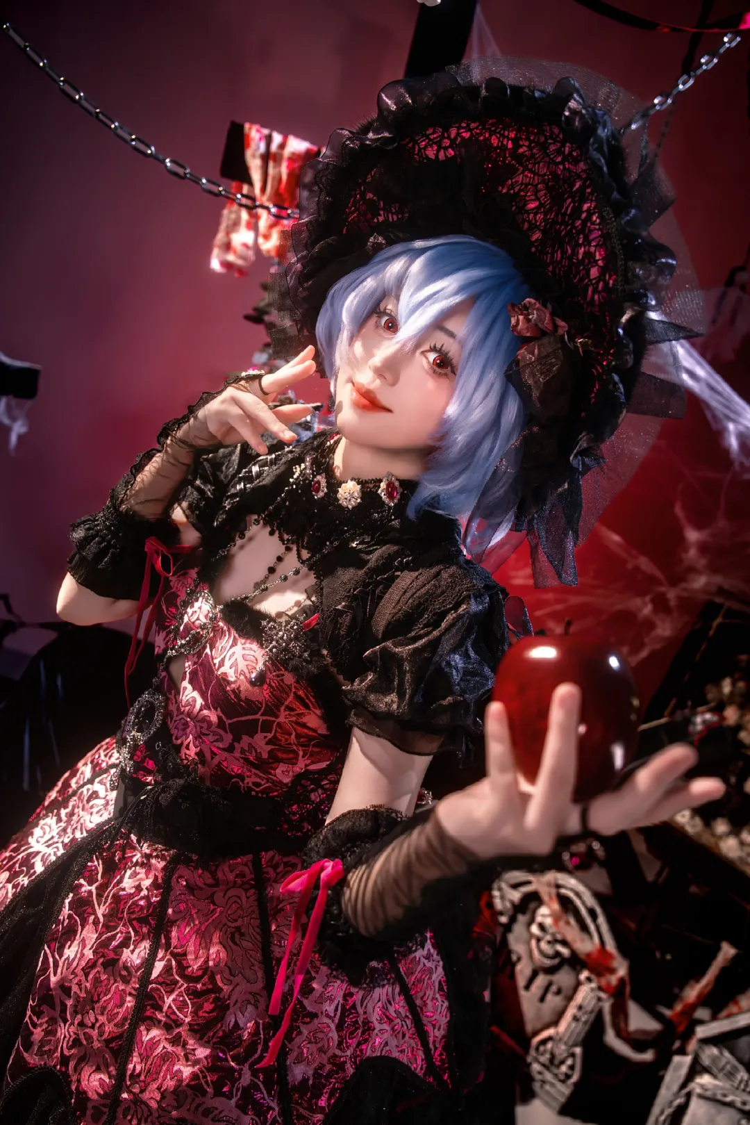 东方Project, 蕾米莉亚cos, 吸血鬼cosplay, 暗黑哥特风, 万圣节cosplay