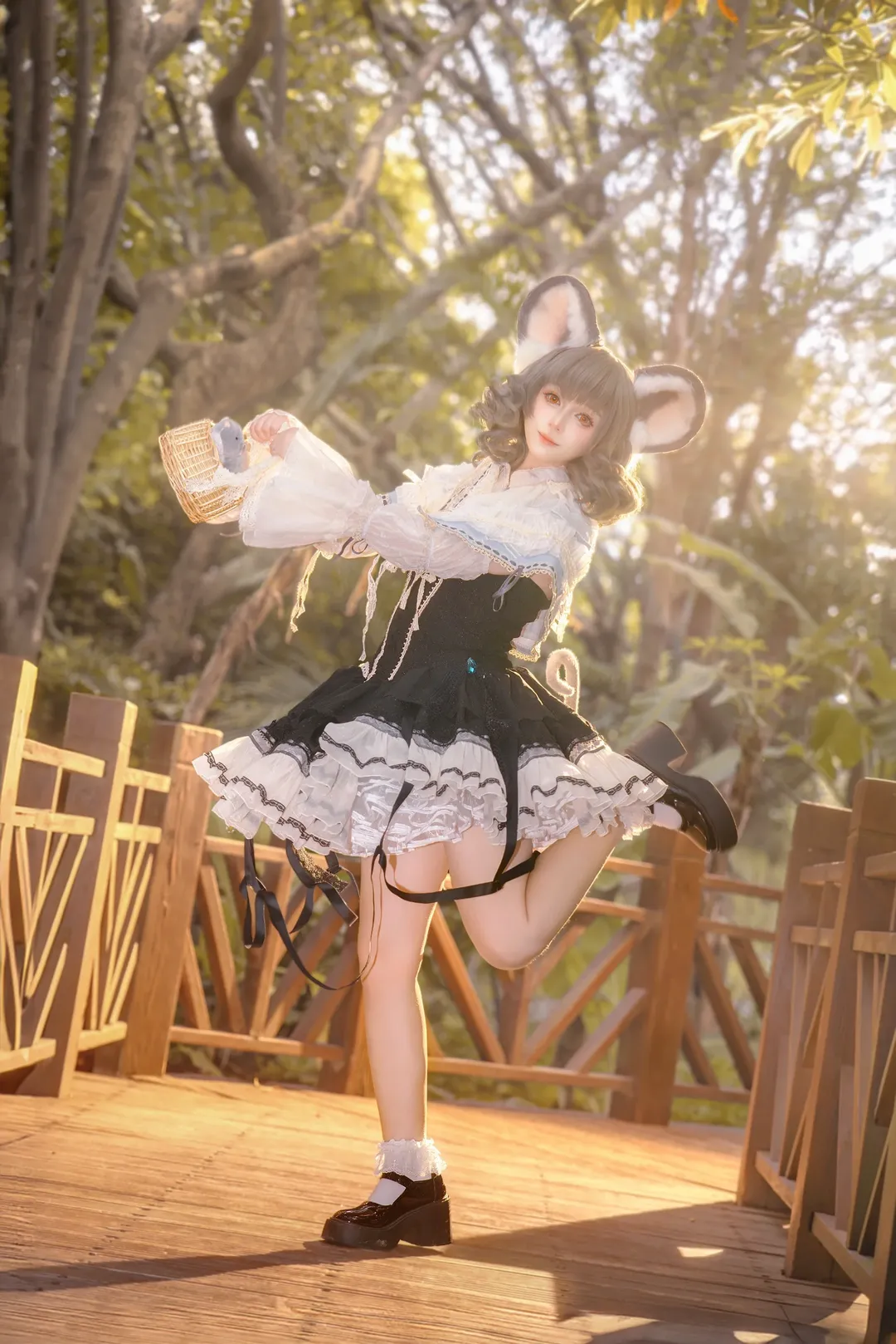 東方Project, ナズーリンコスプレ, コスプレ撮影, 二次元ファッション, 屋外ポートレート - 5枚目