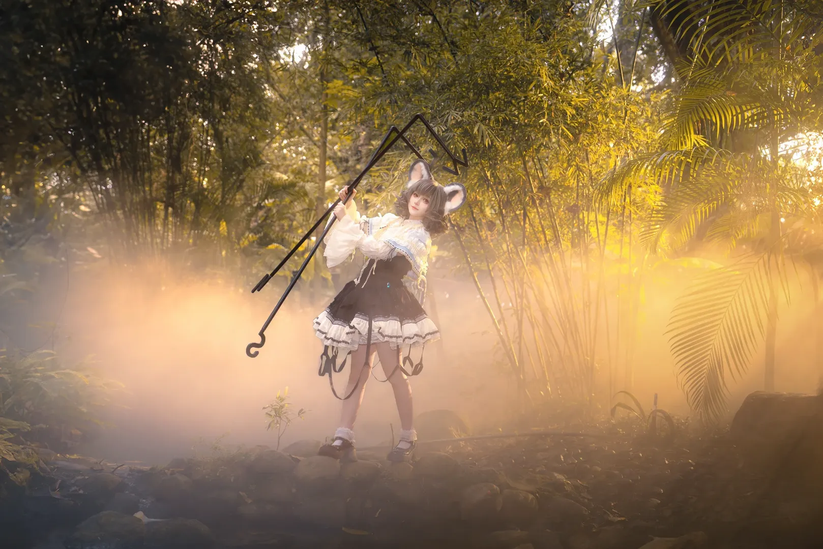 東方Project, ナズーリンコスプレ, コスプレ撮影, 二次元ファッション, 屋外ポートレート - 8枚目