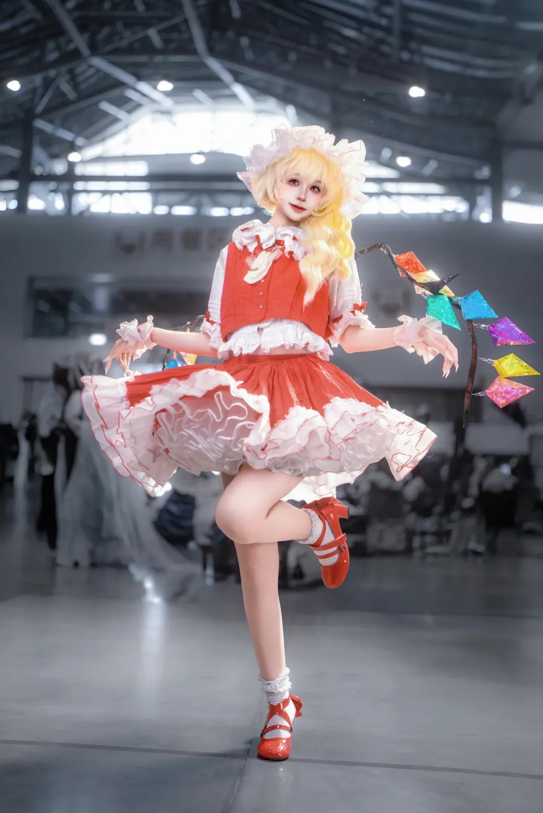 cosplay, 东方project, 漫展场照, 二次元cos, 芙兰朵露cos
