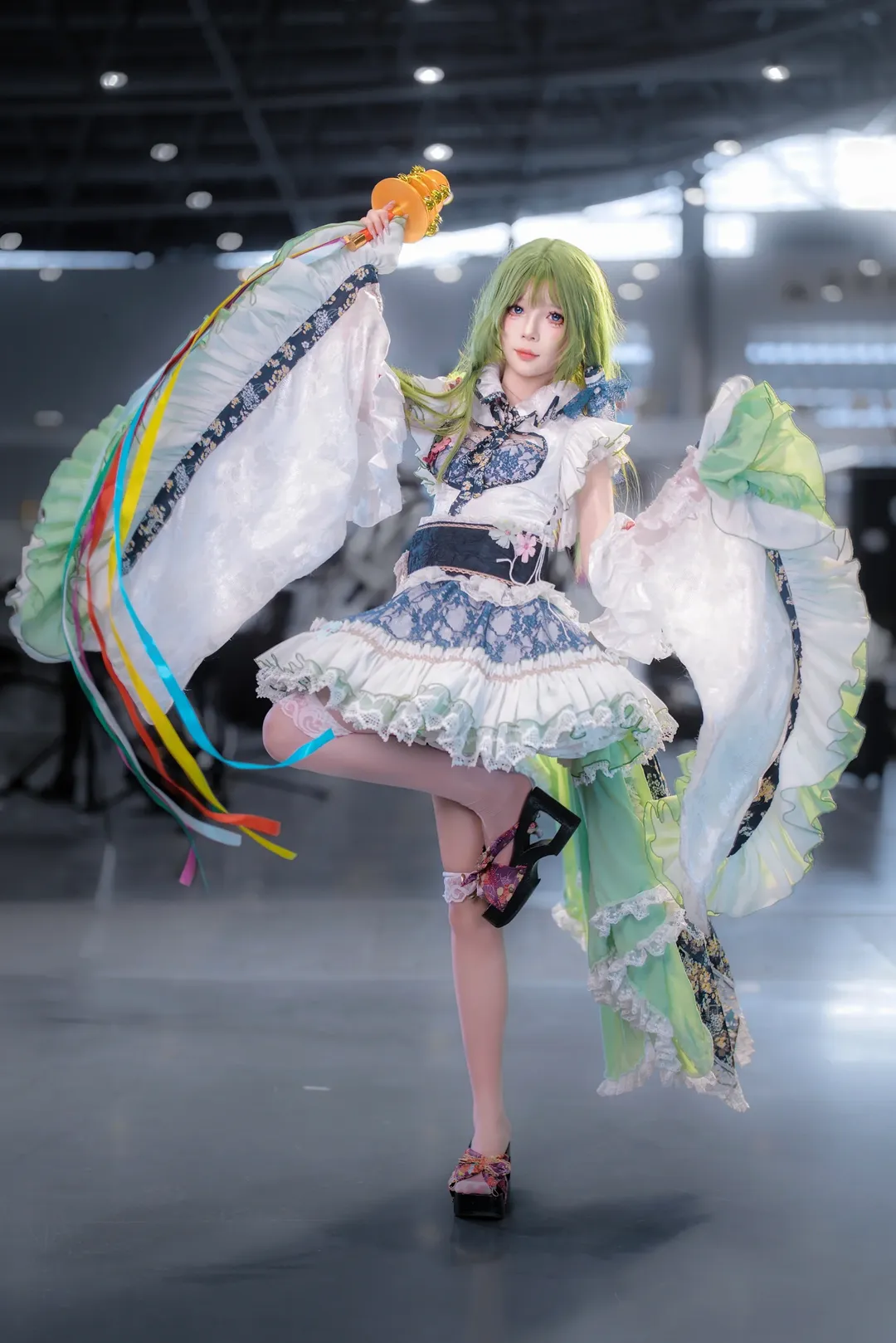 东方Project, 漫展返图, 同人产粮节, 东风谷早苗cos, cos场照 - 第3张