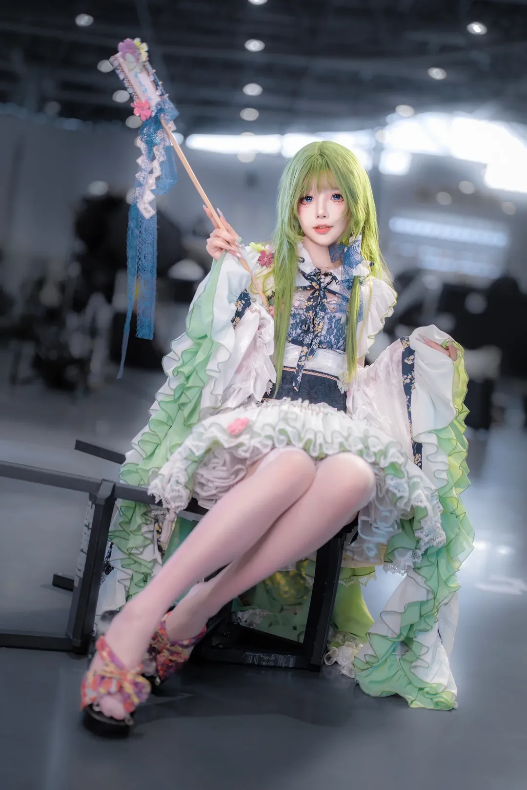 东方Project, 漫展返图, 同人产粮节, 东风谷早苗cos, cos场照 - 第5张