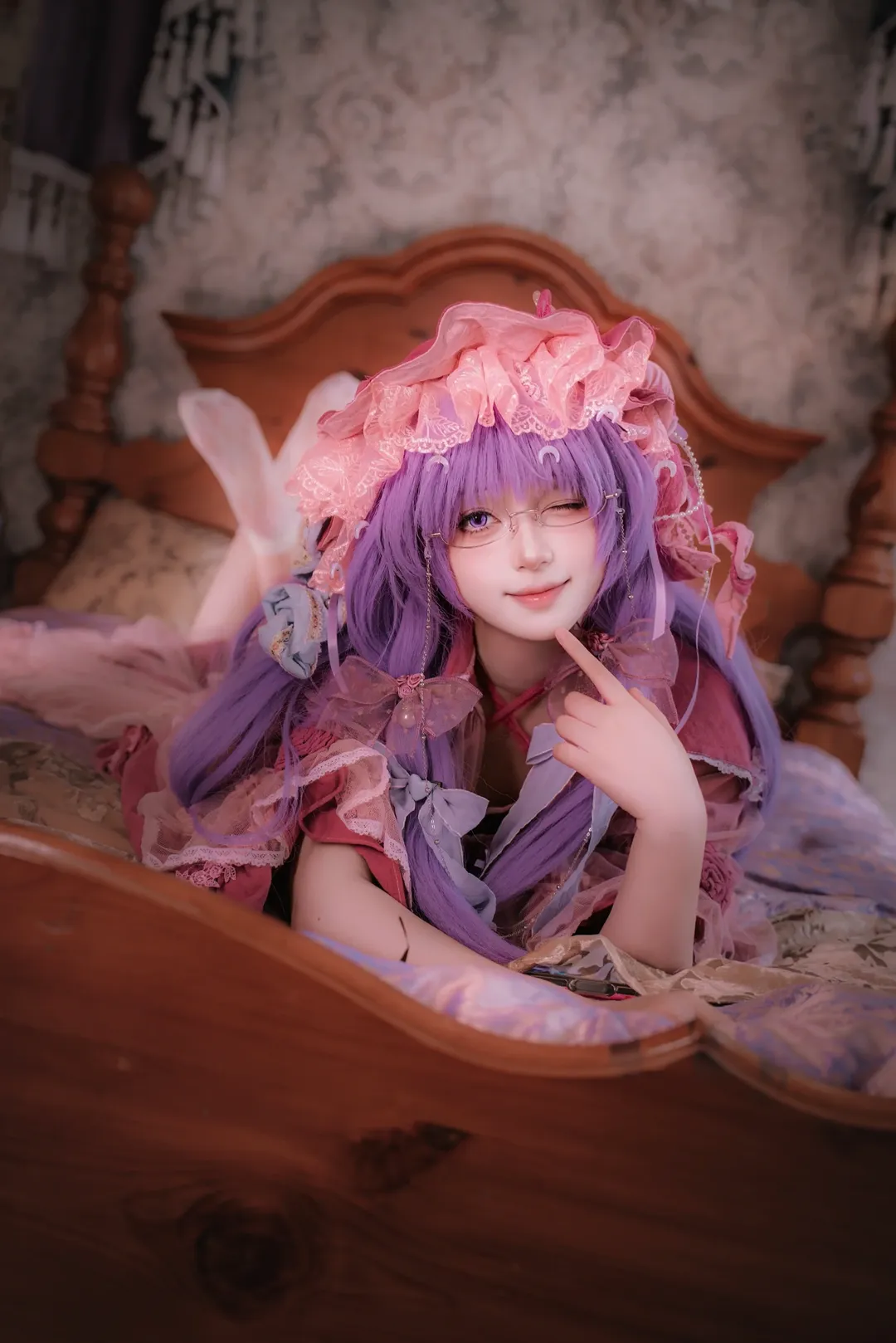 二次元摄影, 东方Project, 帕秋莉cos, cosplay正片, 姆Q - 第1张