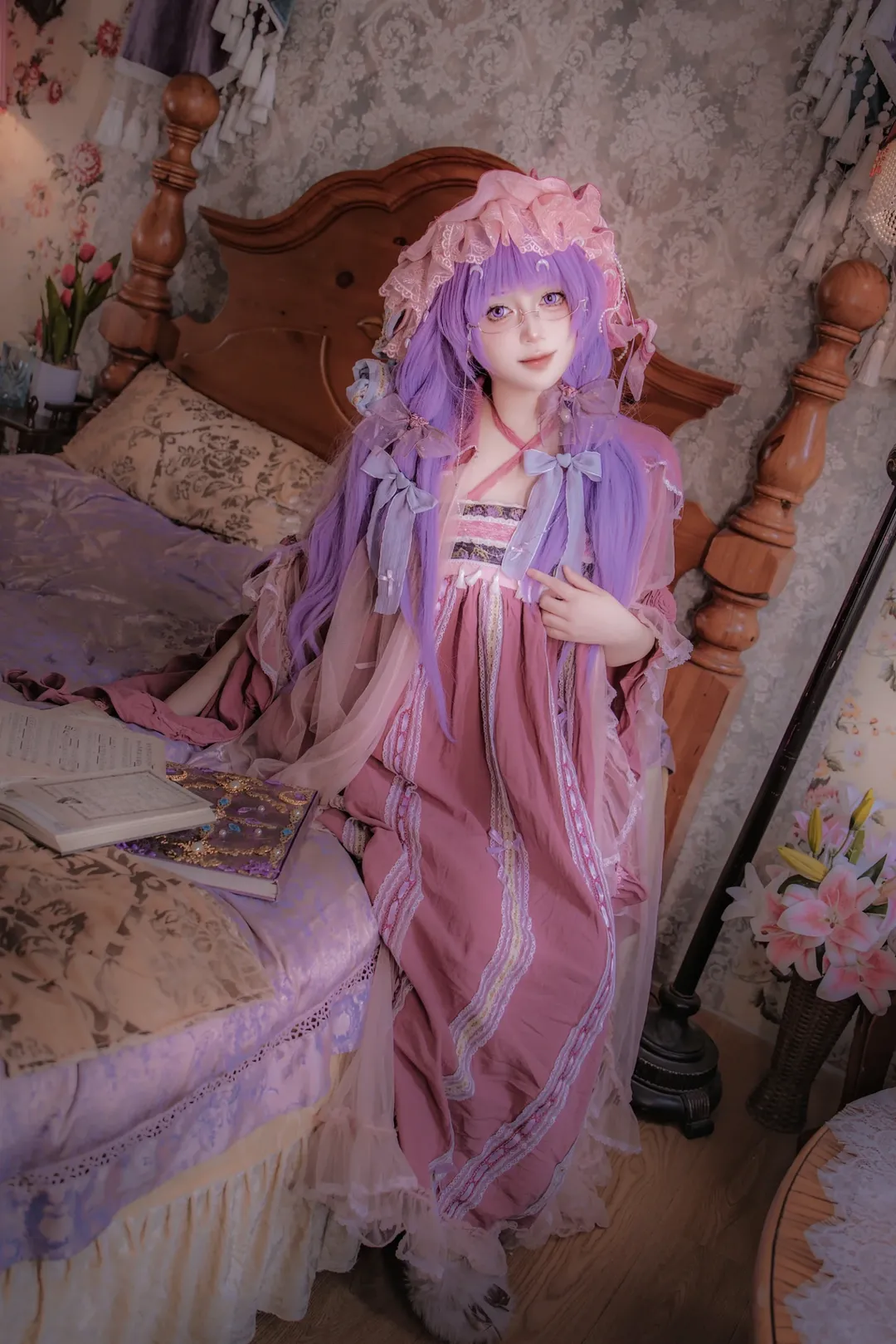 二次元摄影, 东方Project, 帕秋莉cos, cosplay正片, 姆Q - 第3张