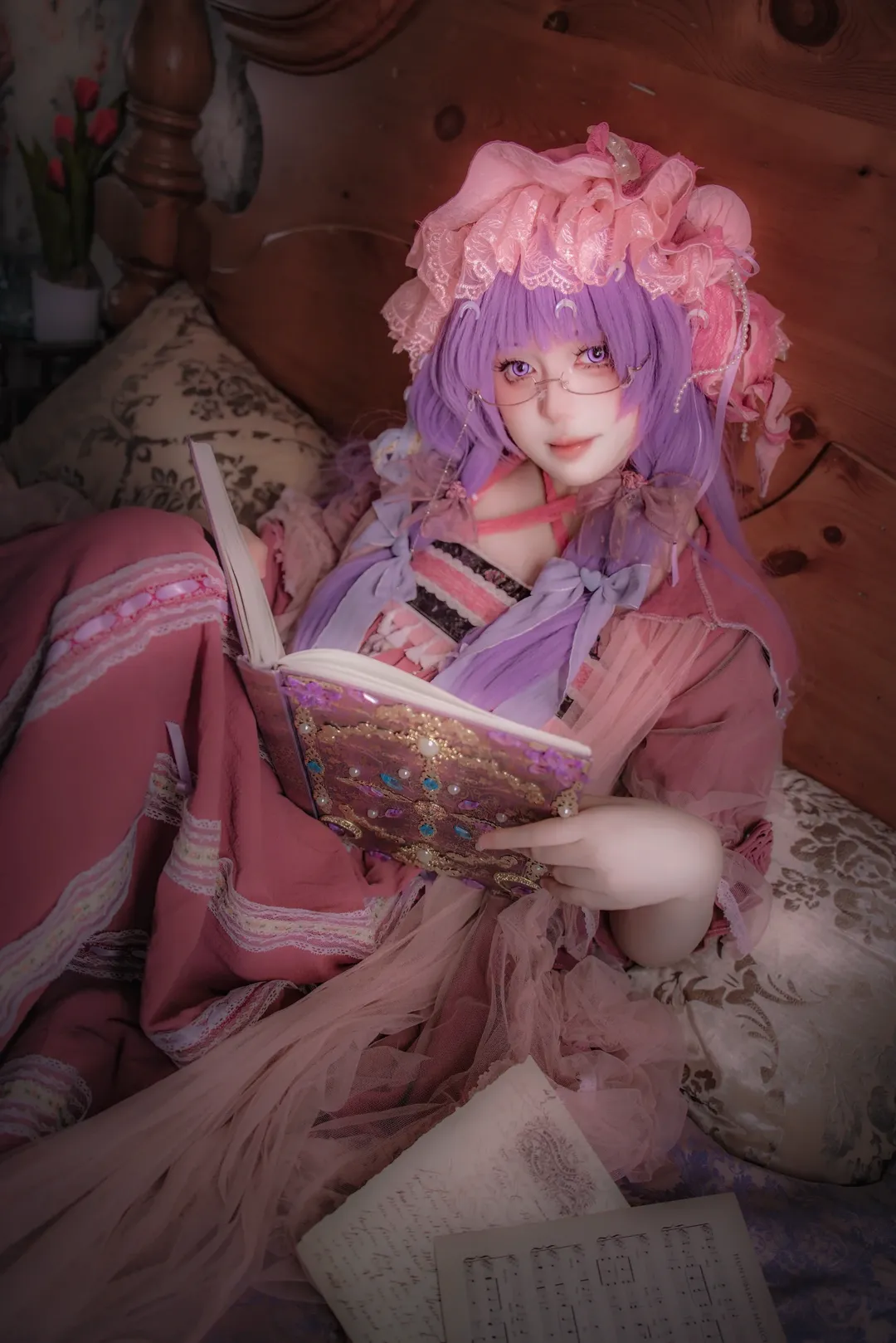 二次元摄影, 东方Project, 帕秋莉cos, cosplay正片, 姆Q - 第5张
