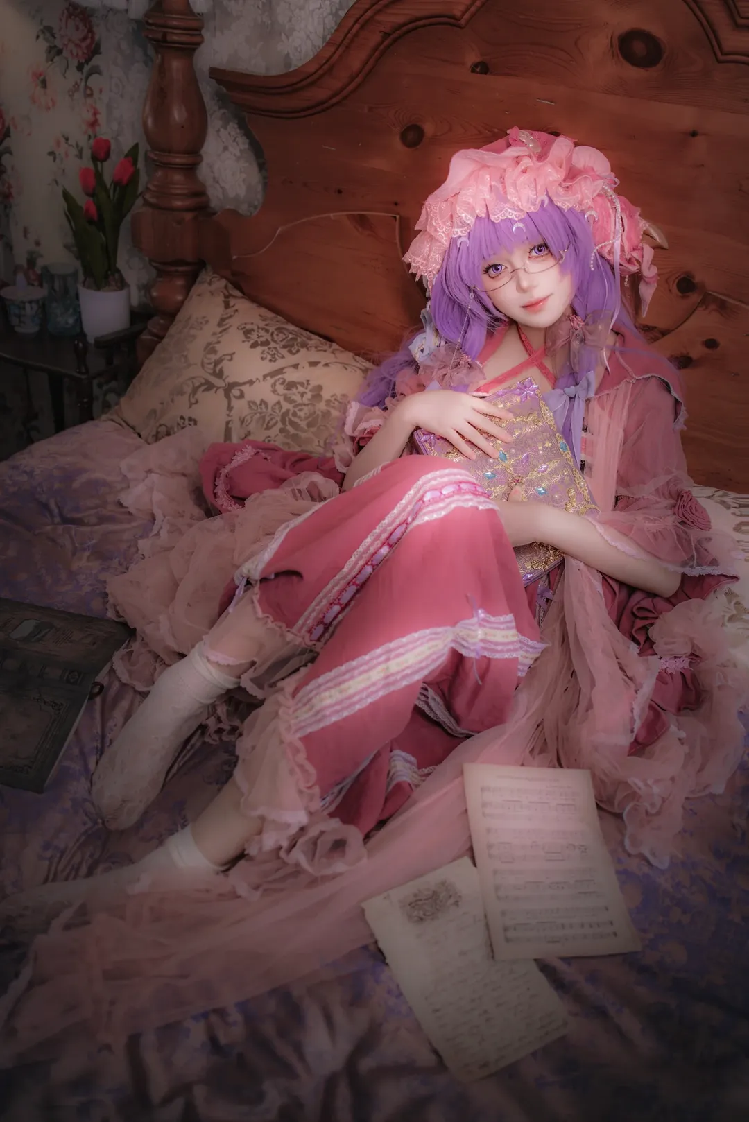 二次元摄影, 东方Project, 帕秋莉cos, cosplay正片, 姆Q - 第6张