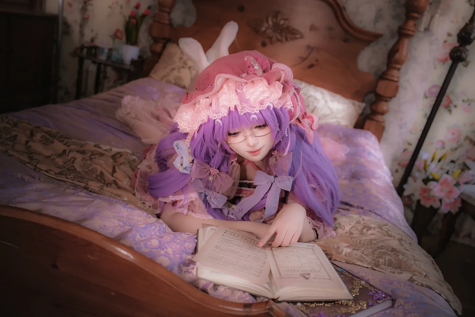 二次元摄影, 东方Project, 帕秋莉cos, cosplay正片, 姆Q - 第7张
