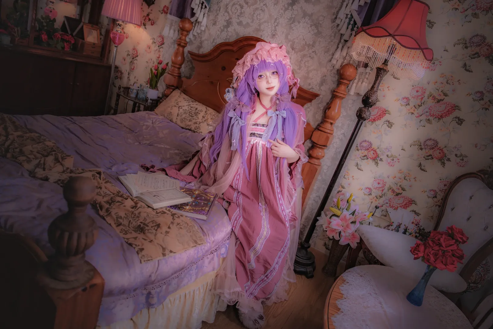 二次元摄影, 东方Project, 帕秋莉cos, cosplay正片, 姆Q - 第8张
