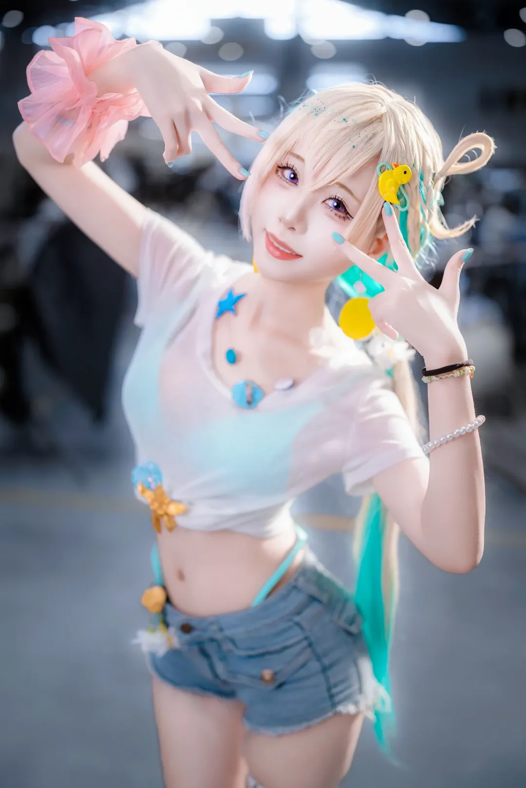 鸣潮, 漫展返图, 琳奈cos, 二次元穿搭, cosplay场照 - 第1张