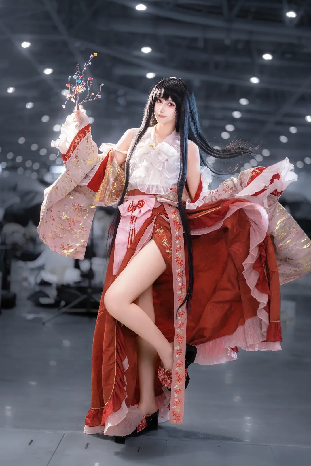 东方Project, Cosplay摄影, 漫展场照, 蓬莱山辉夜cos, 二次元造型 - 第1张