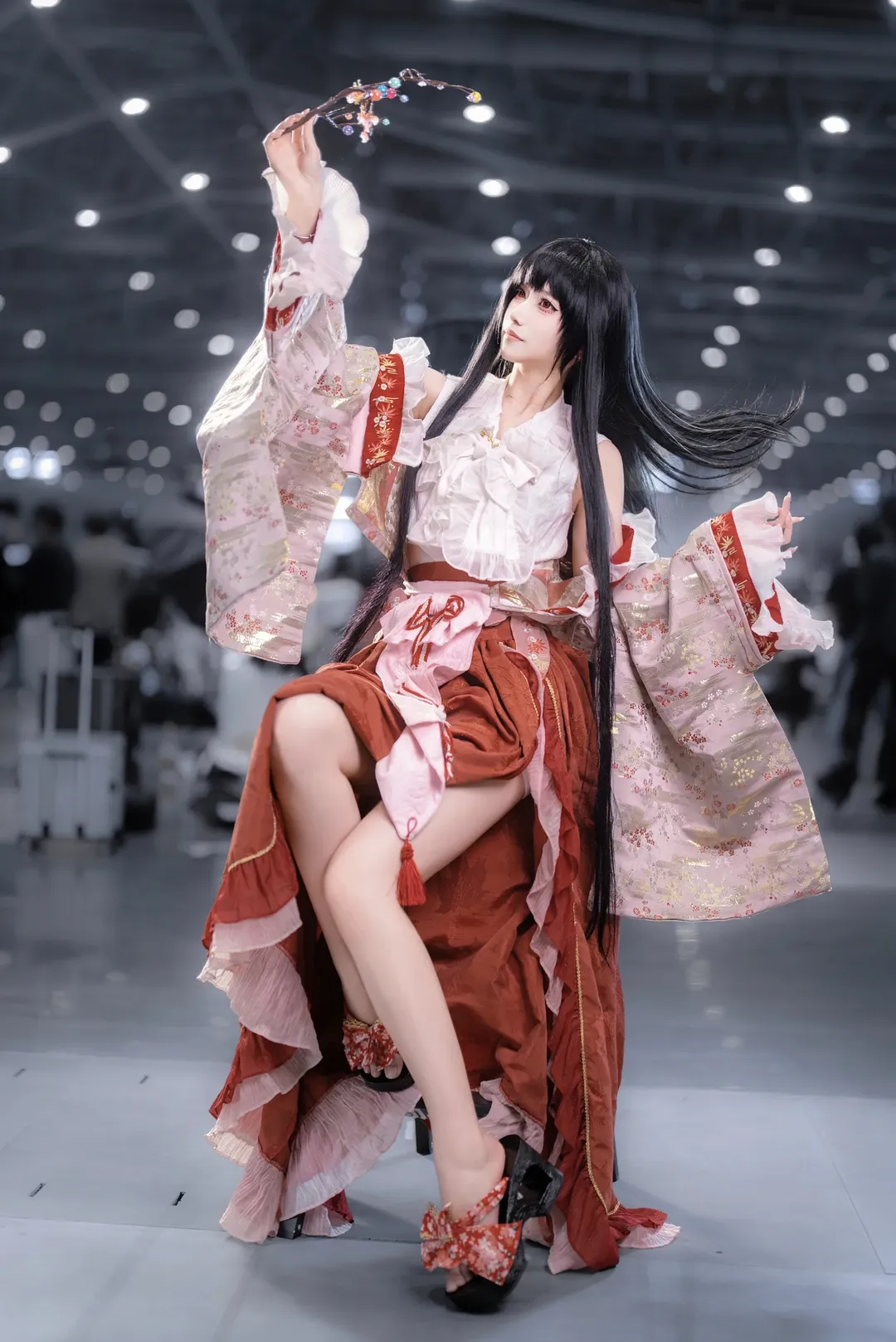 Touhou Project, Cosplay photography, Convention photos, Houraisan Kaguya cosplay, Anime-style look