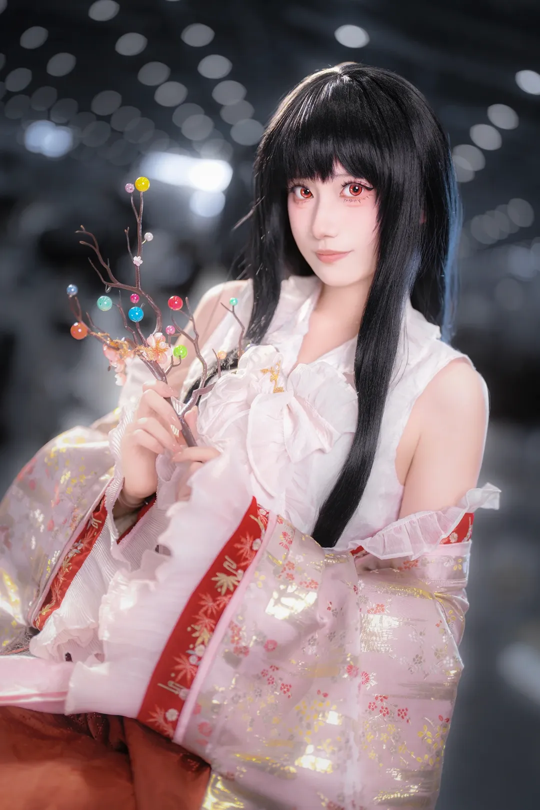 东方Project, Cosplay摄影, 漫展场照, 蓬莱山辉夜cos, 二次元造型 - 第3张