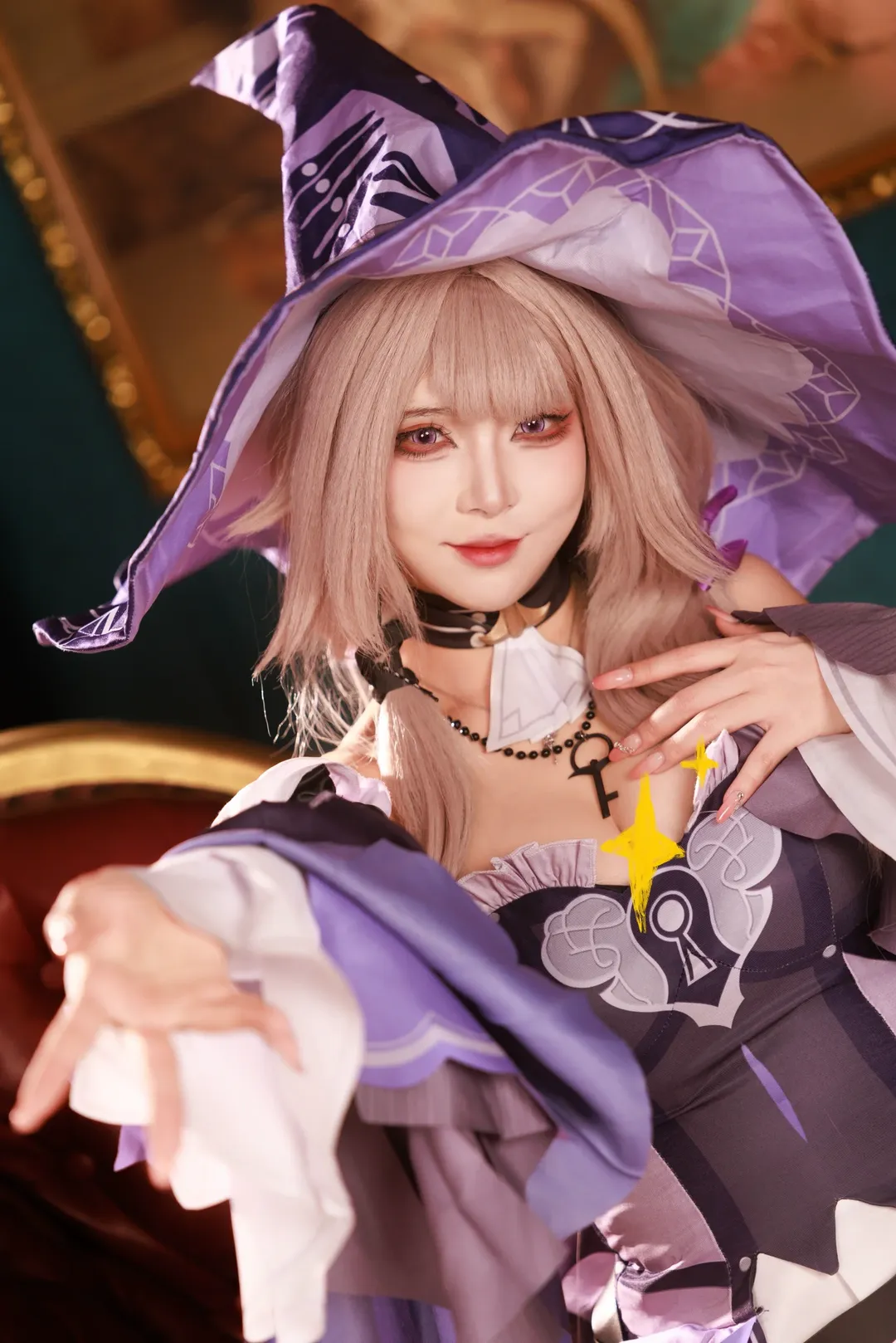 二次元撮影, 崩壊：スターレイル, ヘルタ コスプレ, コスプレ撮影, 魔女風コーデ - 4枚目