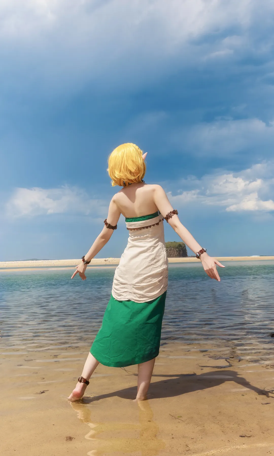 Cosplay摄影, 户外cosplay, 塞尔达cos, 塞尔达传说王国之泪, 海边人像摄影 - 第5张