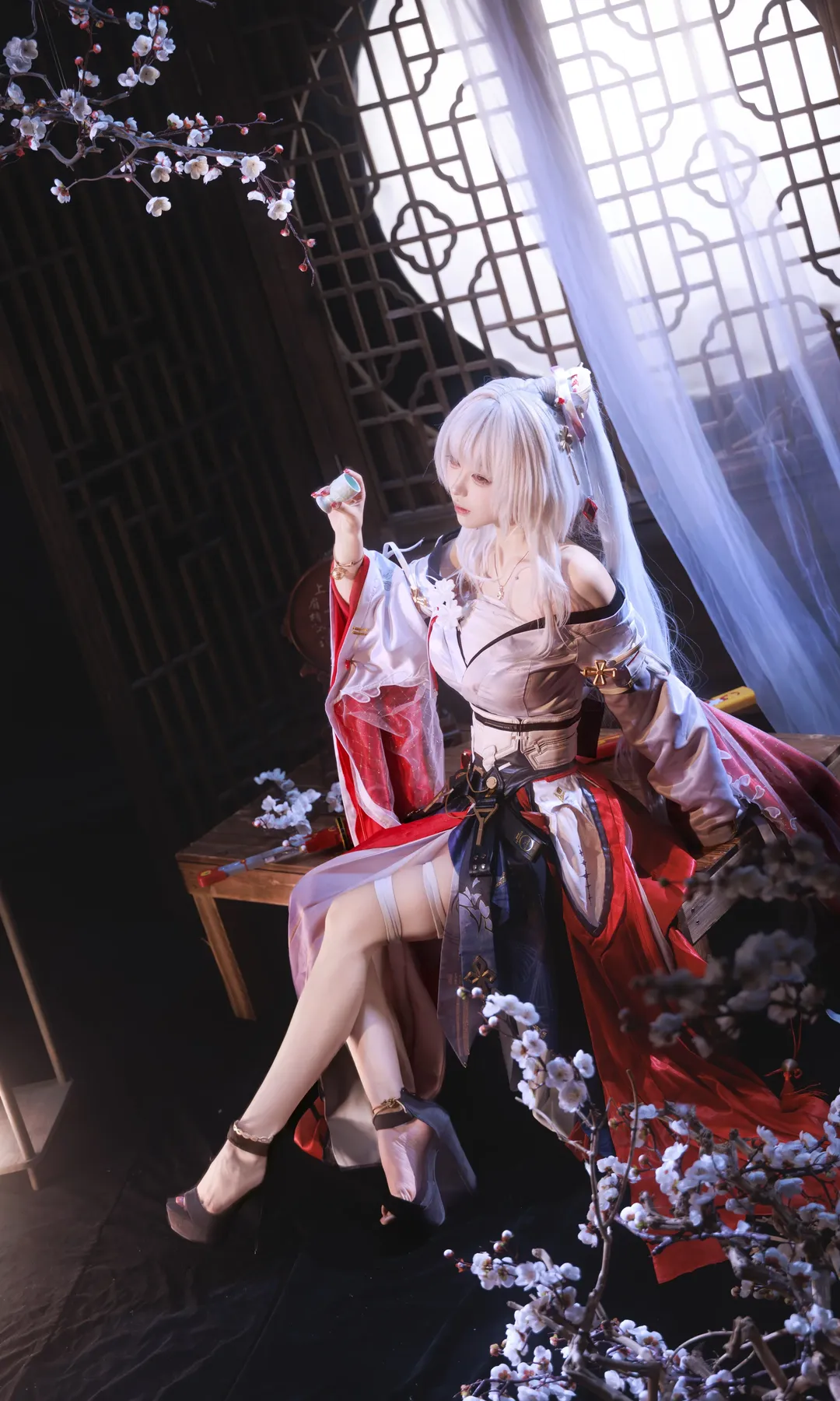 鳴潮, 古風撮影, 绯雪 コスプレ, コスプレ写真, 中華風コスプレ - 1枚目