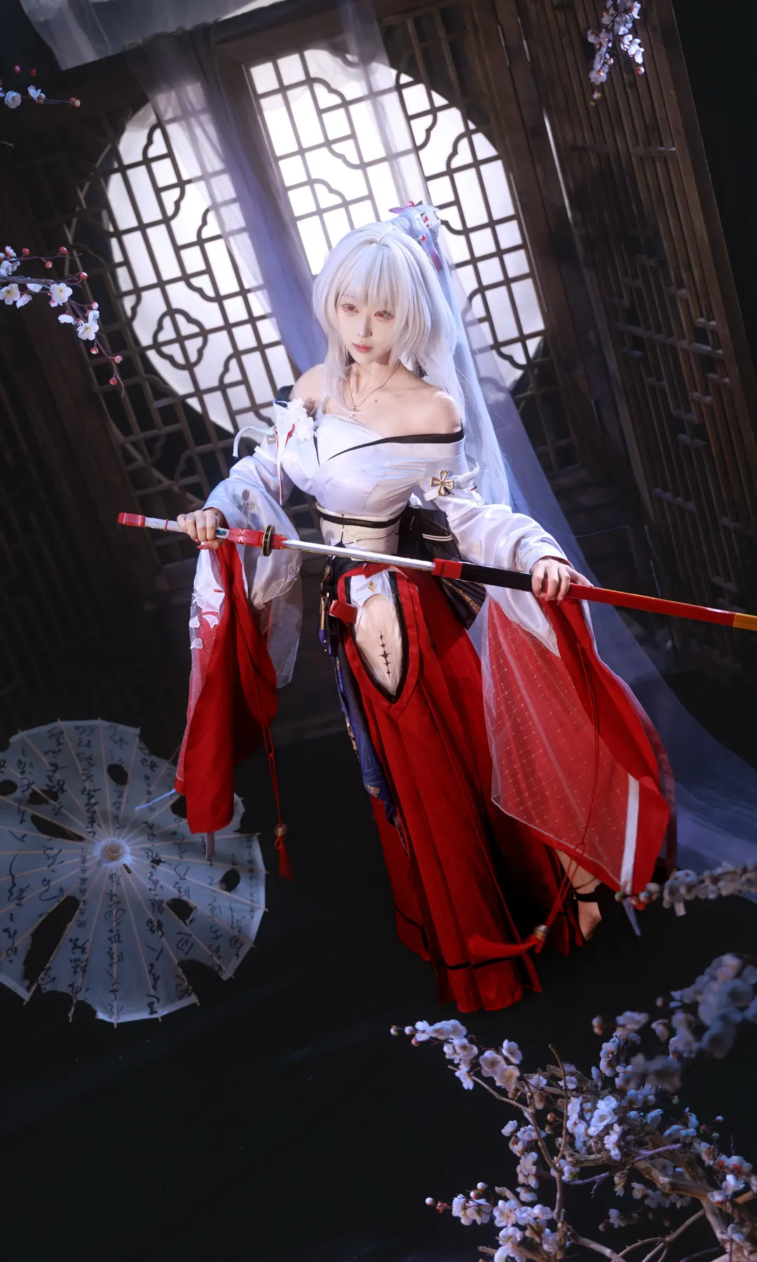 Wuthering Waves, Ancient style photography, Hiyuki cosplay, Cosplay photoshoot, Chinese-style cosplay