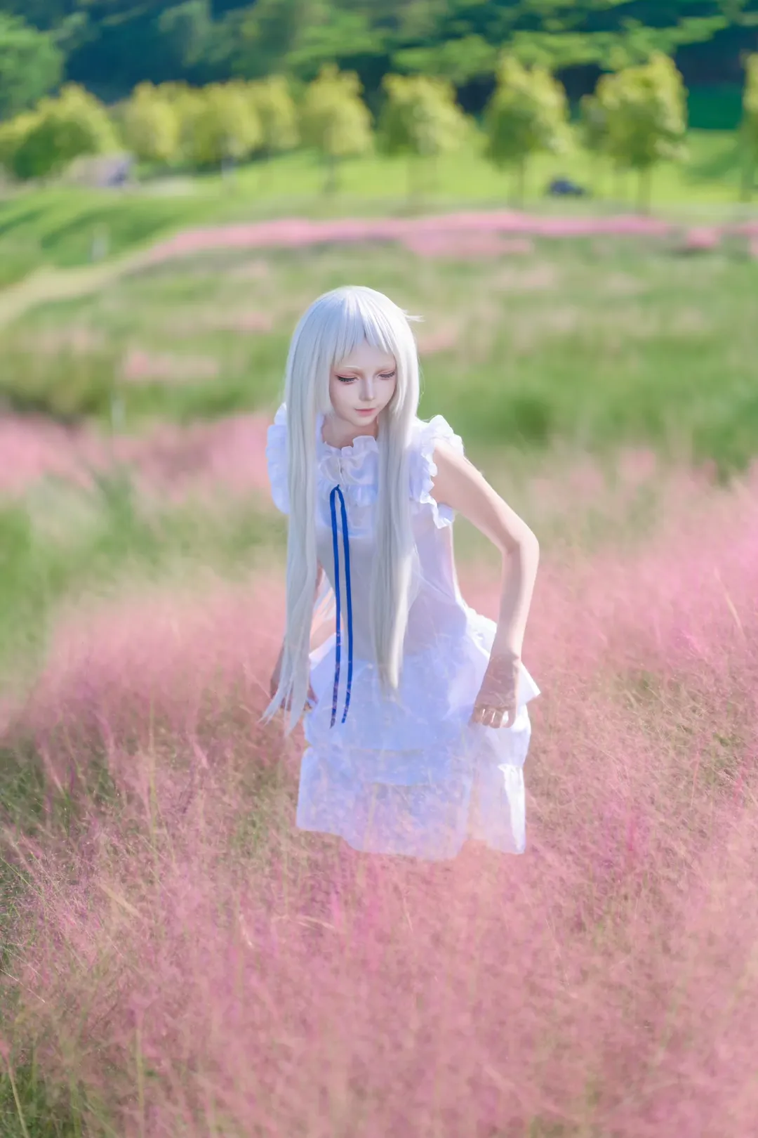 二次元摄影, cosplay正片, 面码cos, 未闻花名, 粉黛乱子草 - 第1张