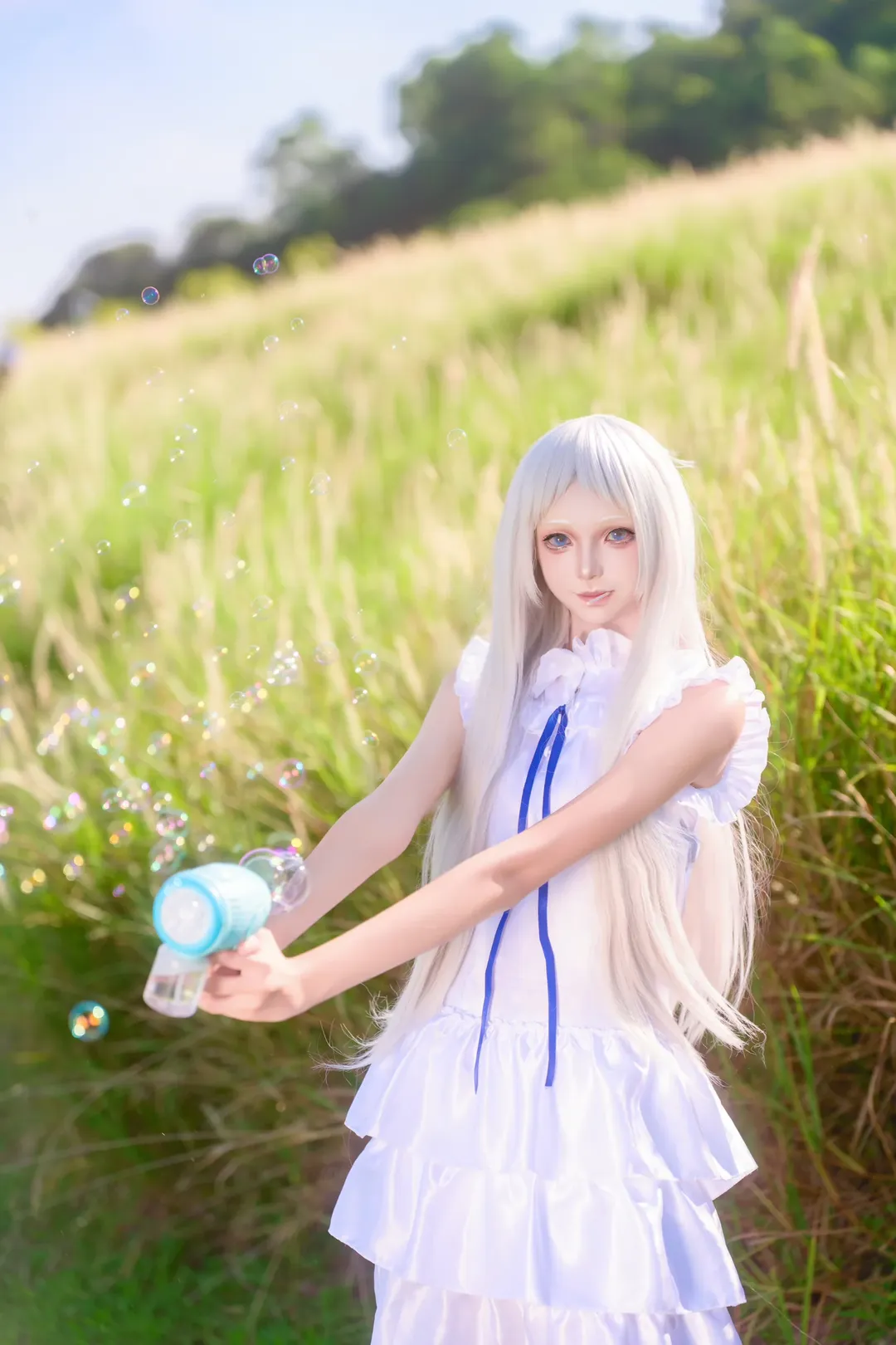二次元摄影, cosplay正片, 面码cos, 未闻花名, 粉黛乱子草 - 第3张