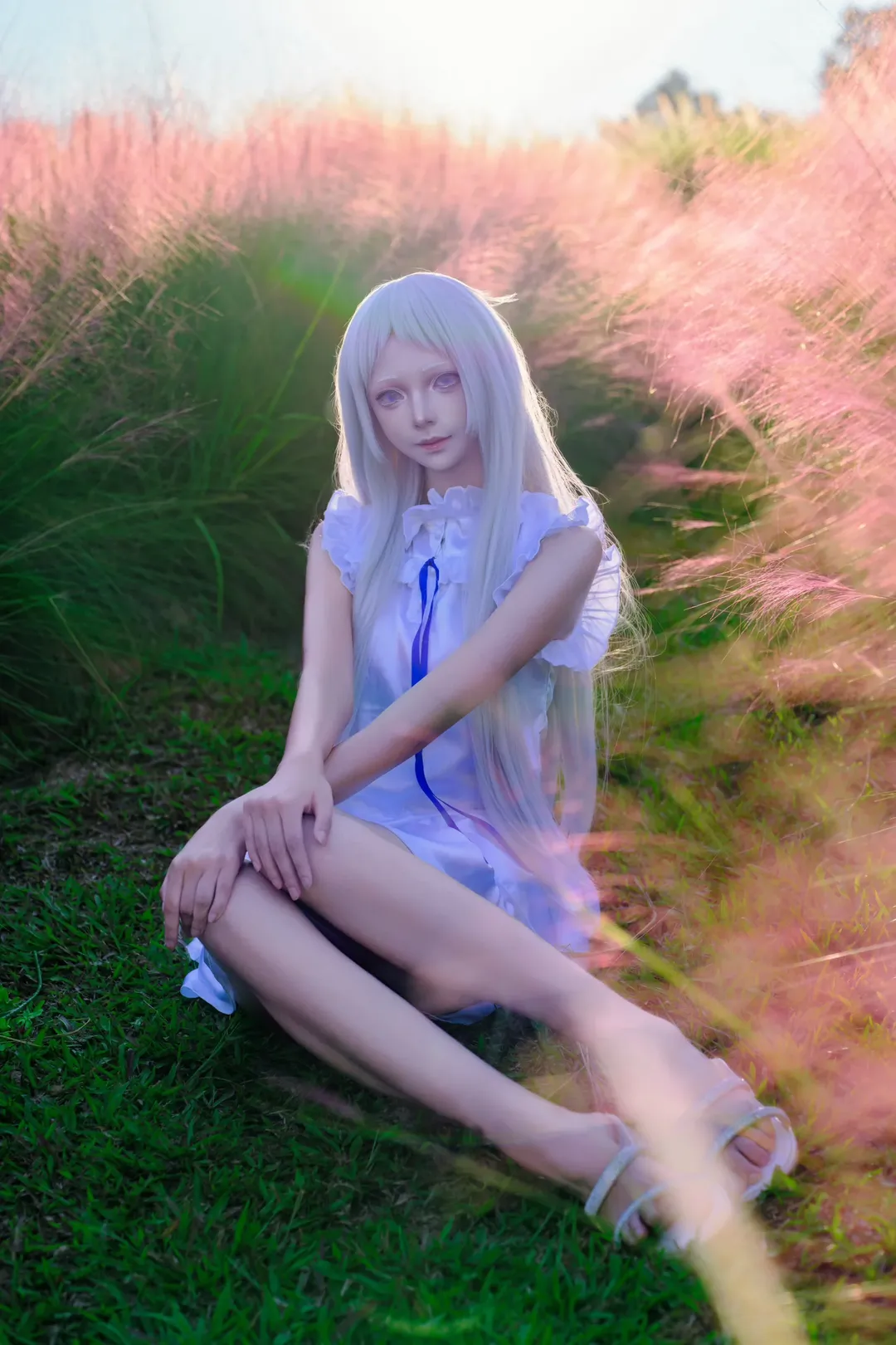 二次元摄影, cosplay正片, 面码cos, 未闻花名, 粉黛乱子草 - 第4张
