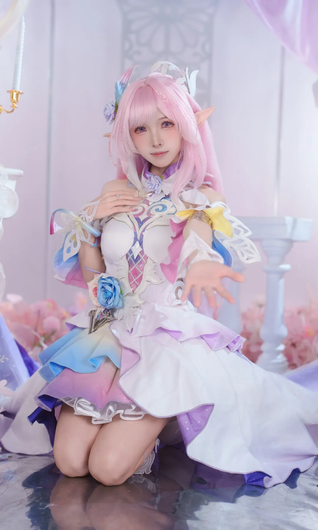 Anime-style photography, Cyrene Cosplay, Honkai: Star Rail, Cosplay daily life, Dreamy style makeup and styling