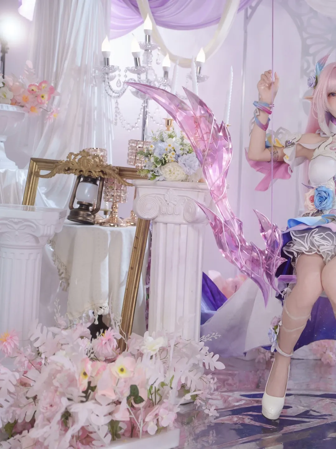 Anime girl, Cyrene Cosplay, Honkai: Star Rail, Cosplay photography, Dreamy ethereal photoshoot